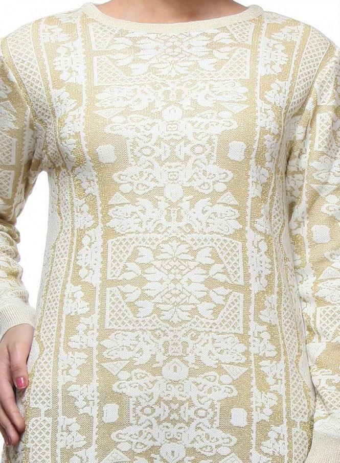 White Full Sleeve kurta - wforwoman