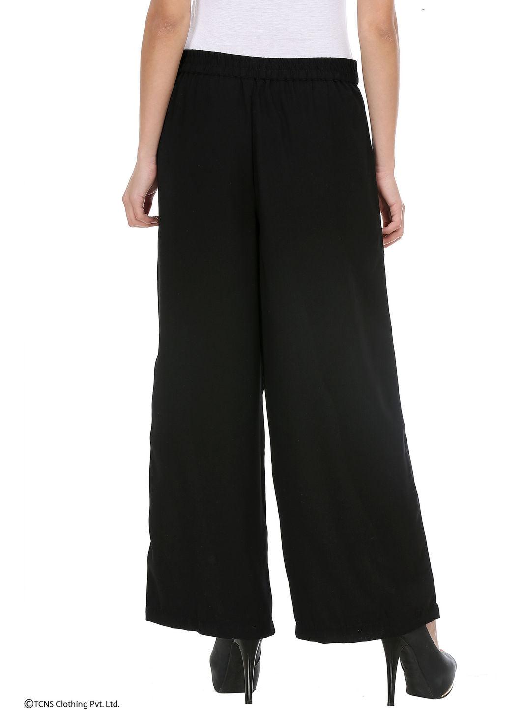 Black Palazzos - wforwoman