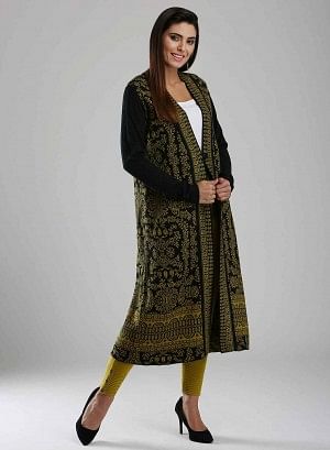 Black & Yellow Cardigan