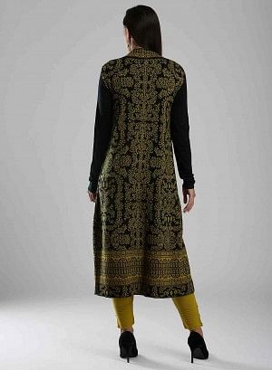 Black & Yellow Cardigan