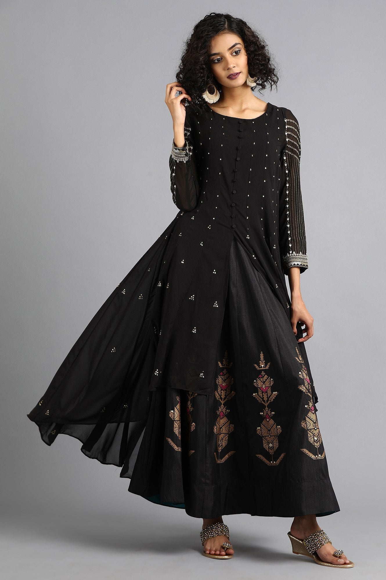 Black & Golden Skirt