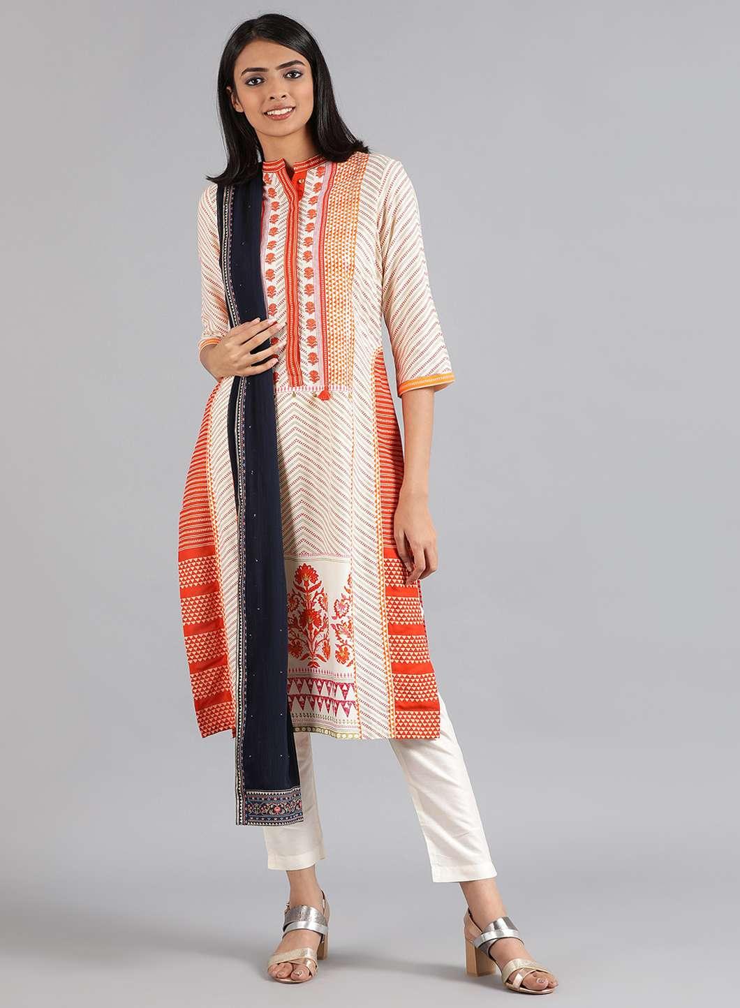 White Solid Trousers - wforwoman