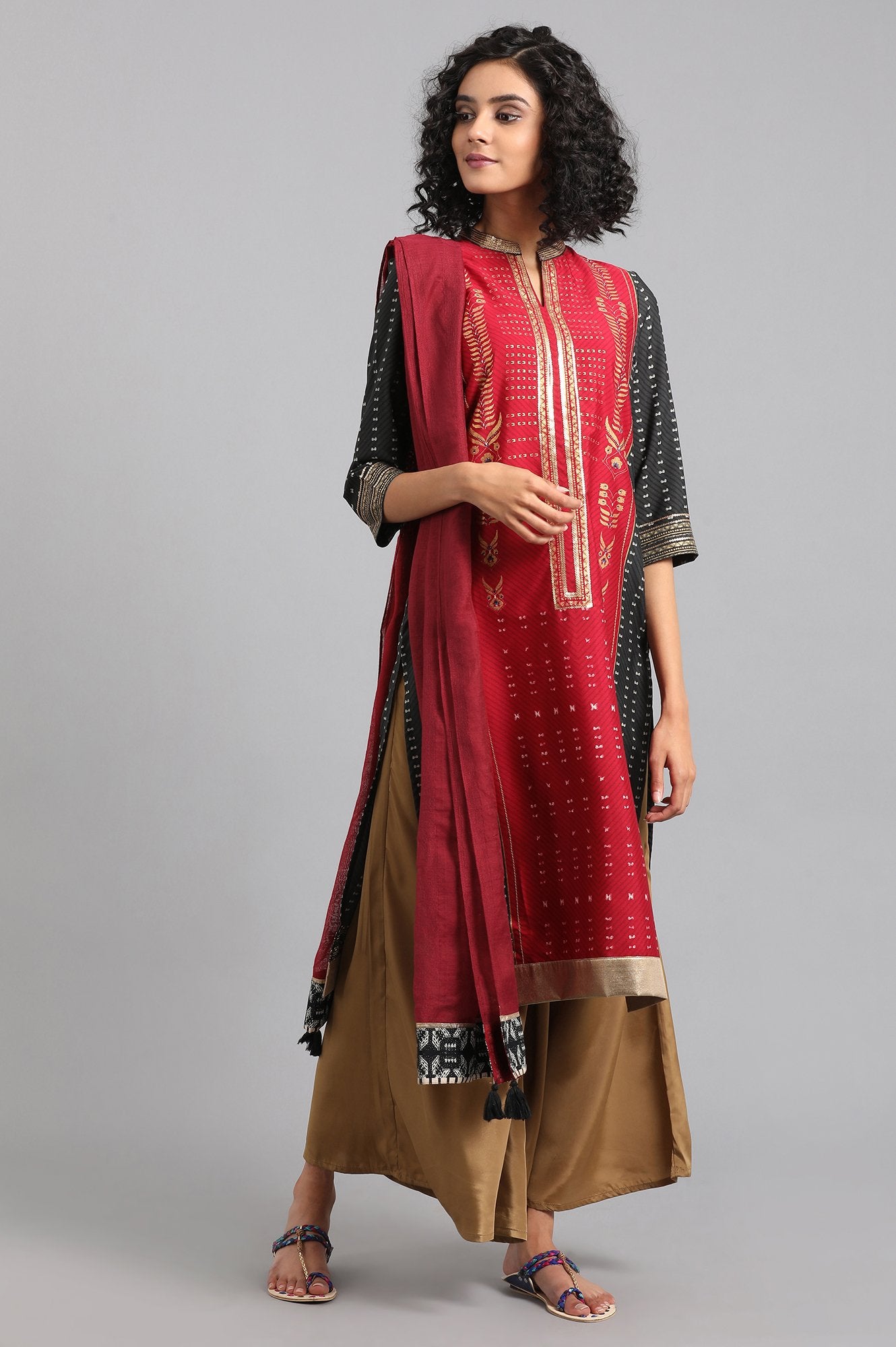 Purple Solid Dupatta