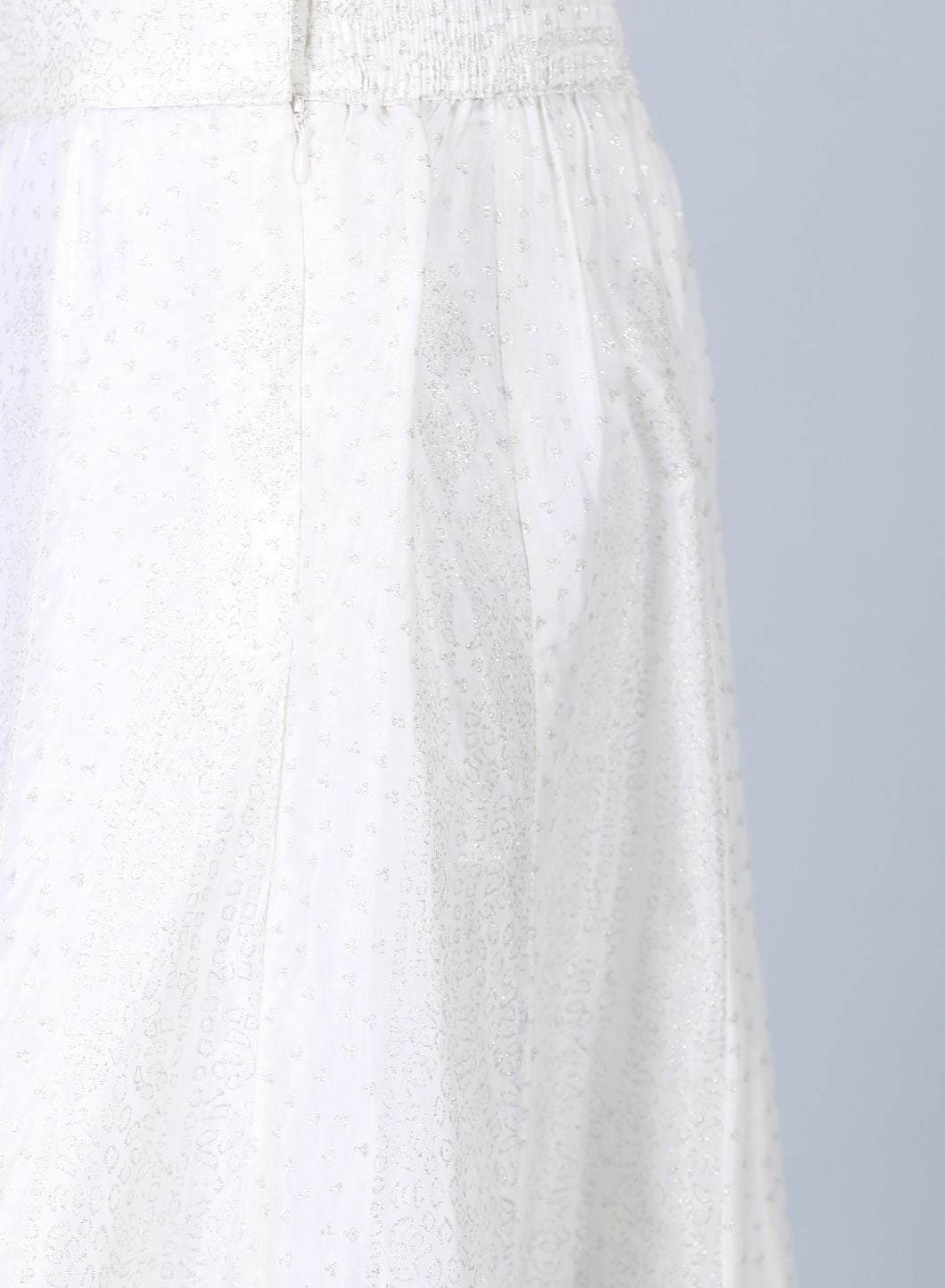 White Glittering Culottes