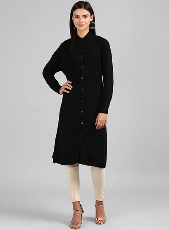 Black Woollen Jacket
