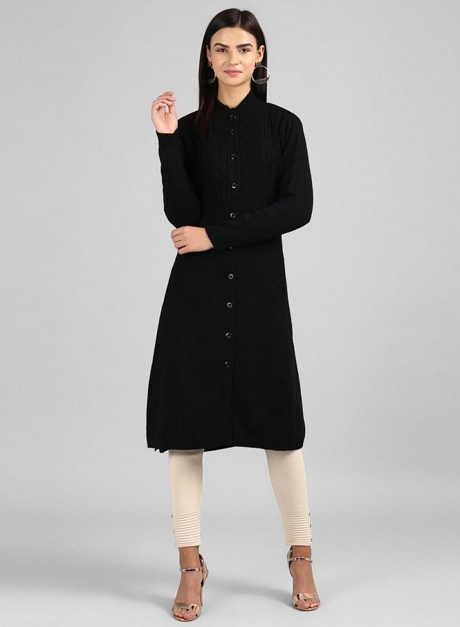 Black Woollen Jacket
