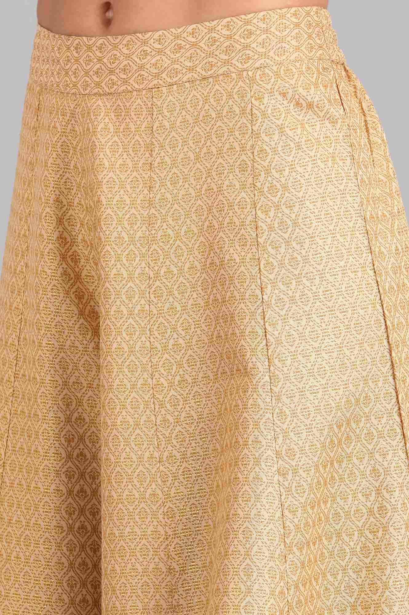 Black 3/4 Sleeve Printed kurta - wforwoman