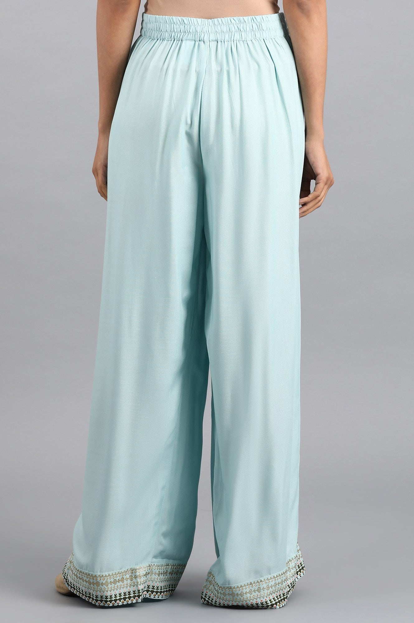 Blue Parallel Pants
