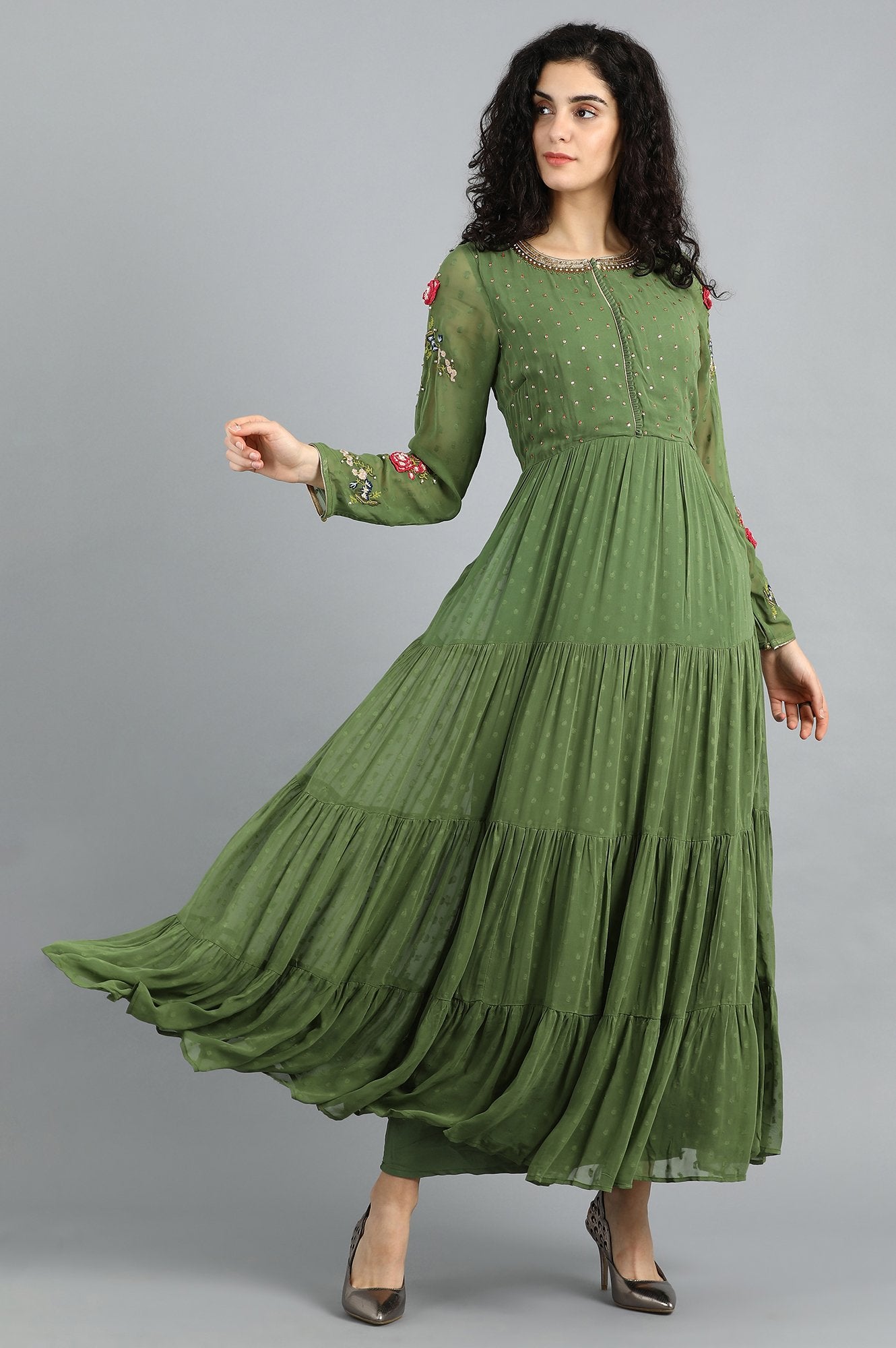ladies green dress Vanity Dress, Women's Hunter Green Dresses – CityLux Boutique main image 1