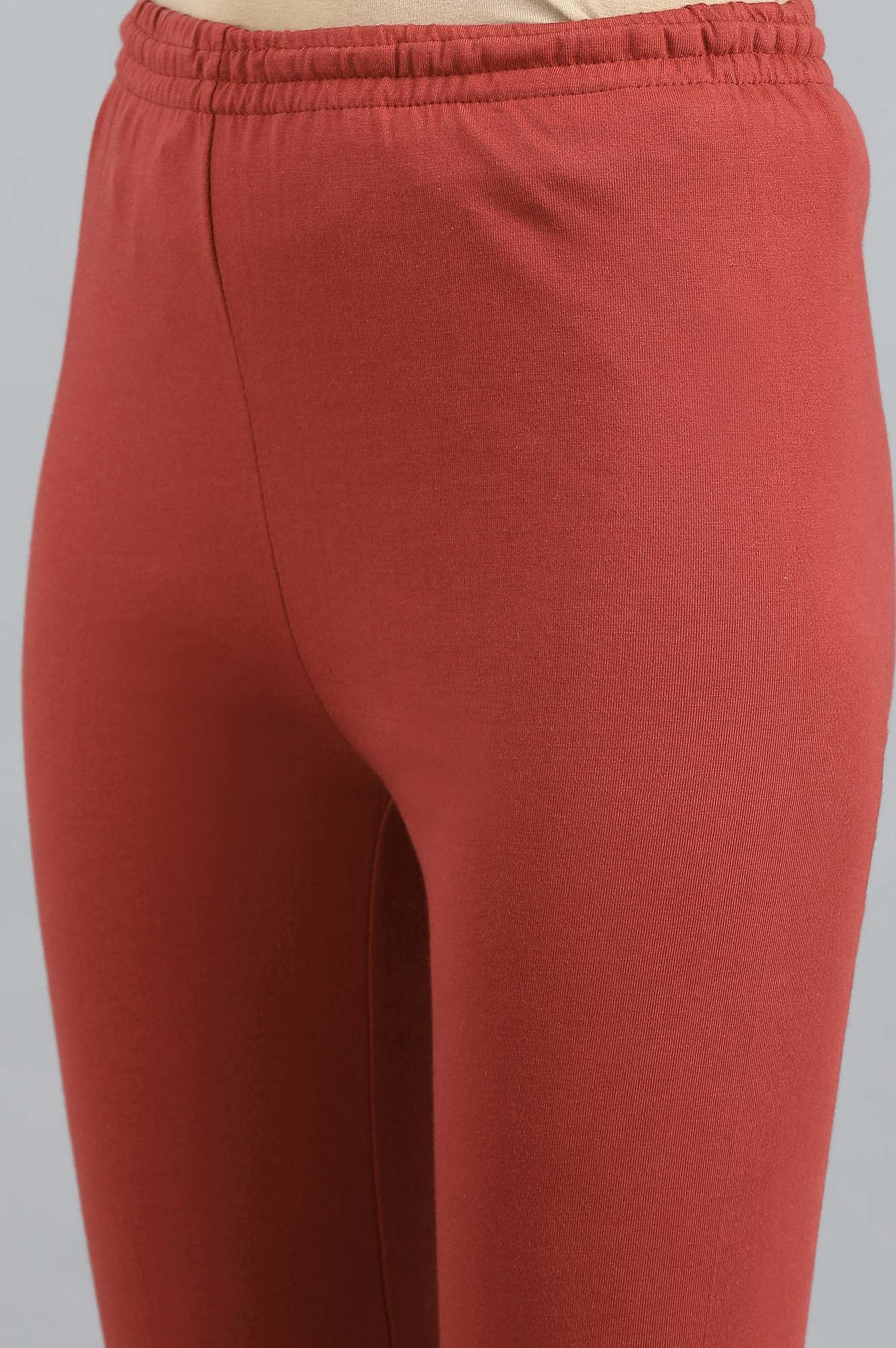 Red Knitted Churidar