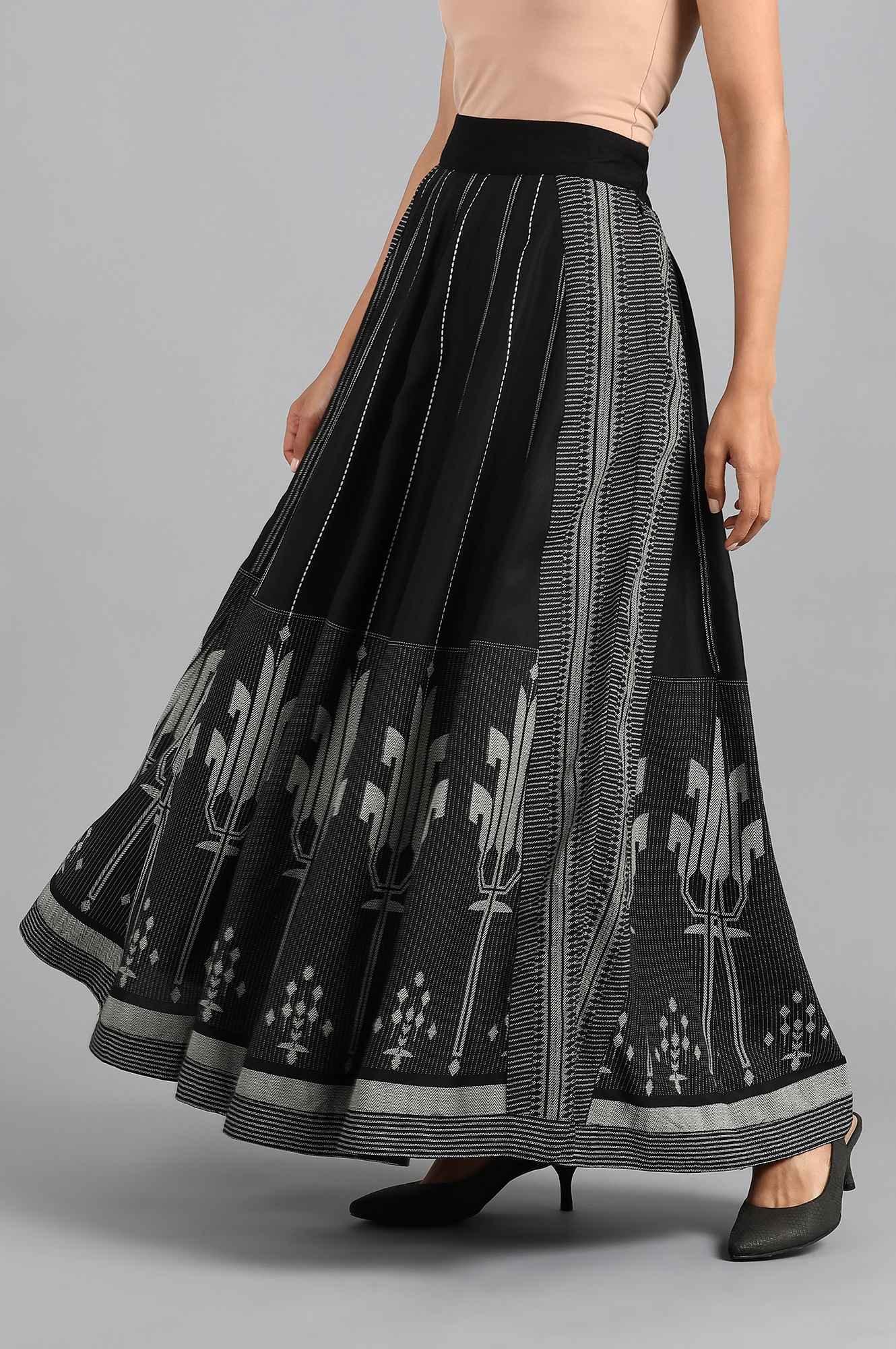 Blue Round Neck Printed kurta - wforwoman