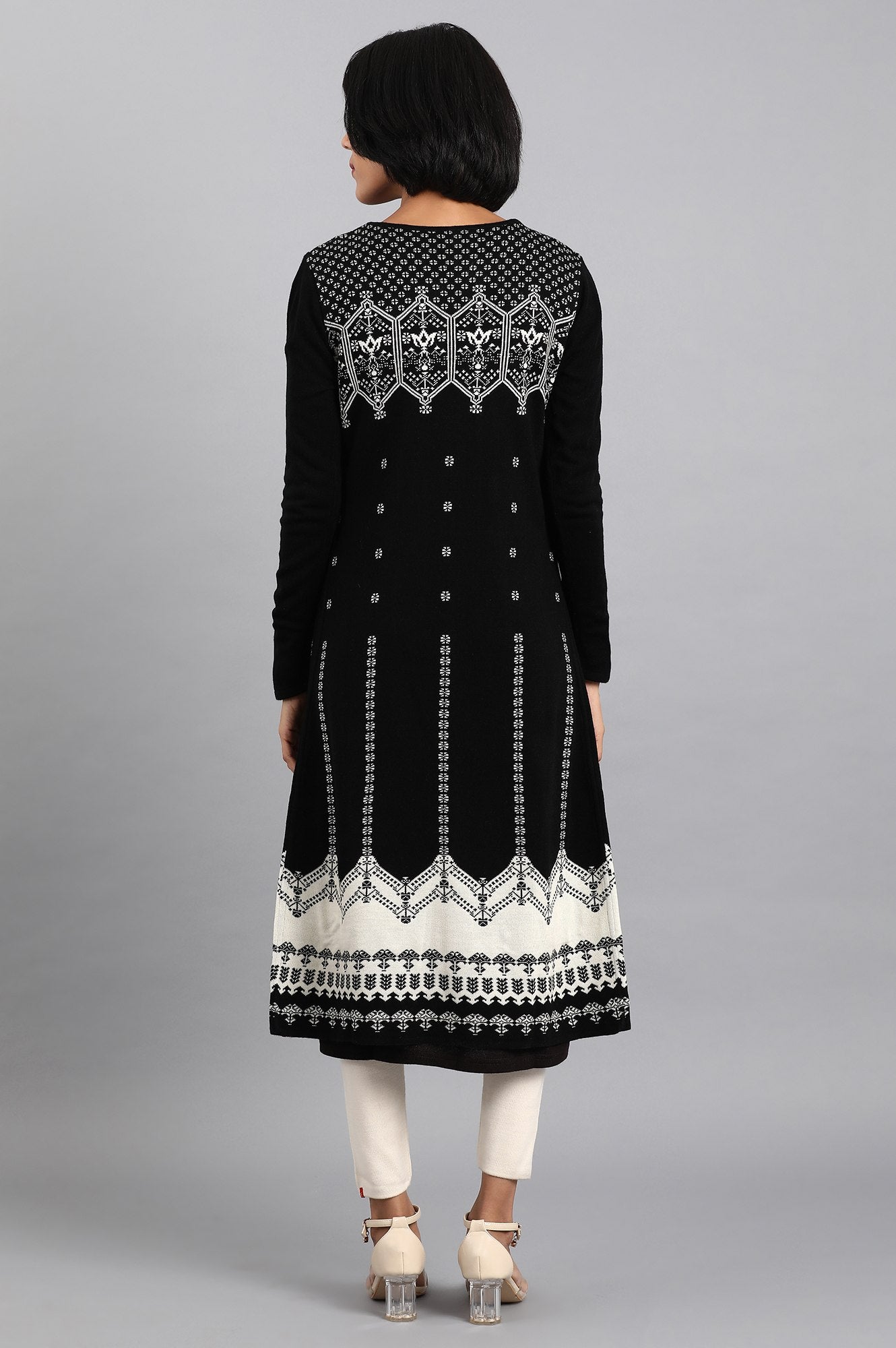 Black Knitted Cardigan