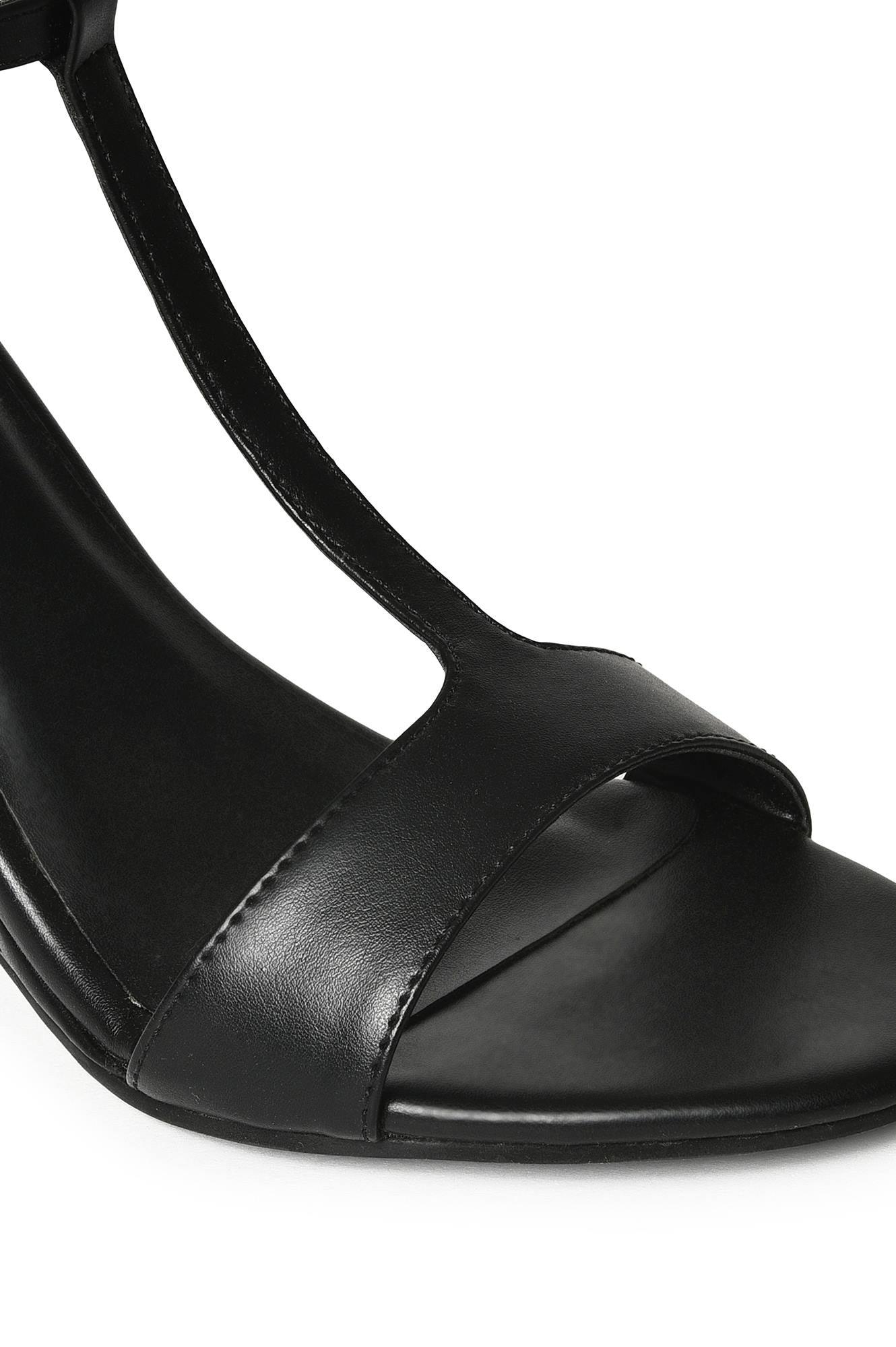 Black Almond Toe Laser Cut Wedge-Wgracie - wforwoman