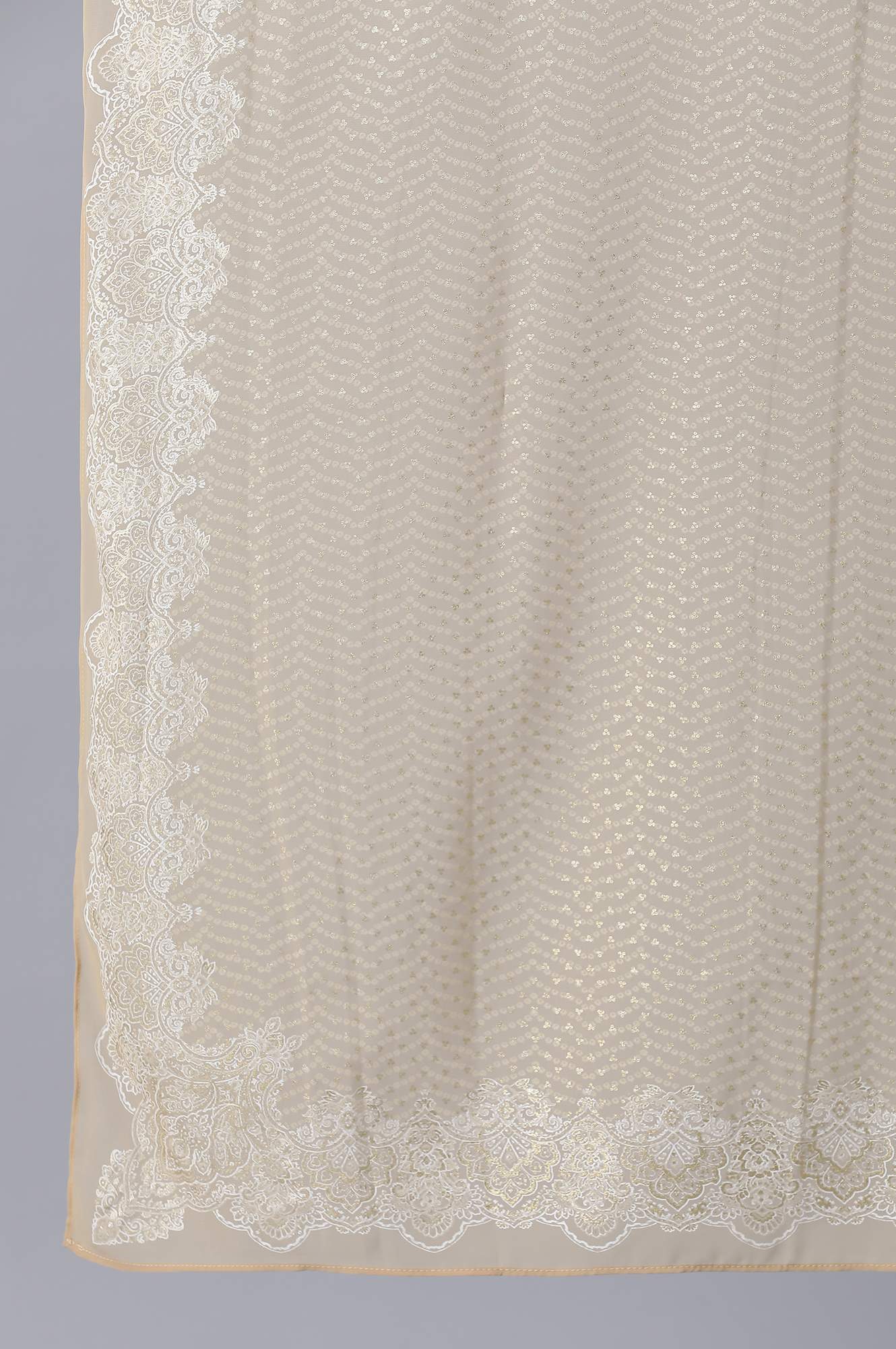 Chilli Red Zari Dobby Straight Kurta-Slim Pant Set With Dupatta