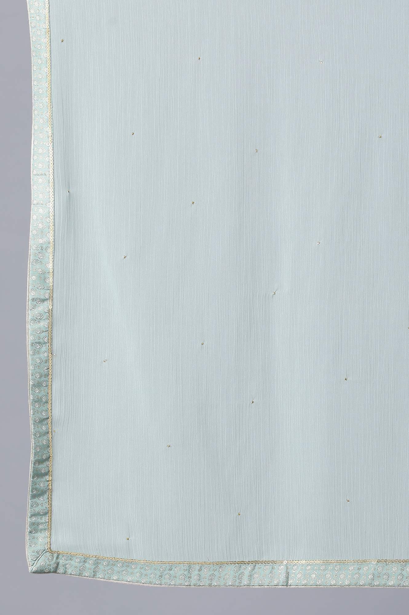 Blue Skirt-Top Set - wforwoman