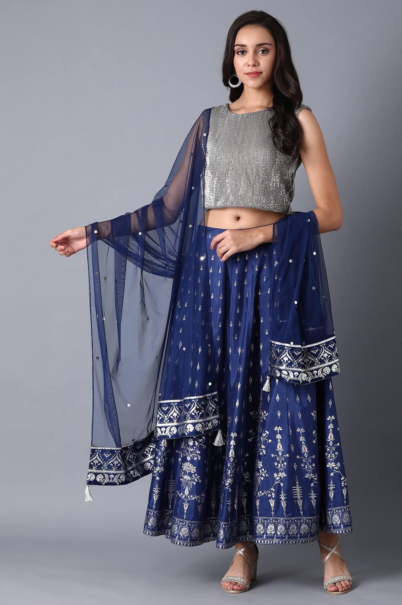 Silver Sequined Top - wforwoman