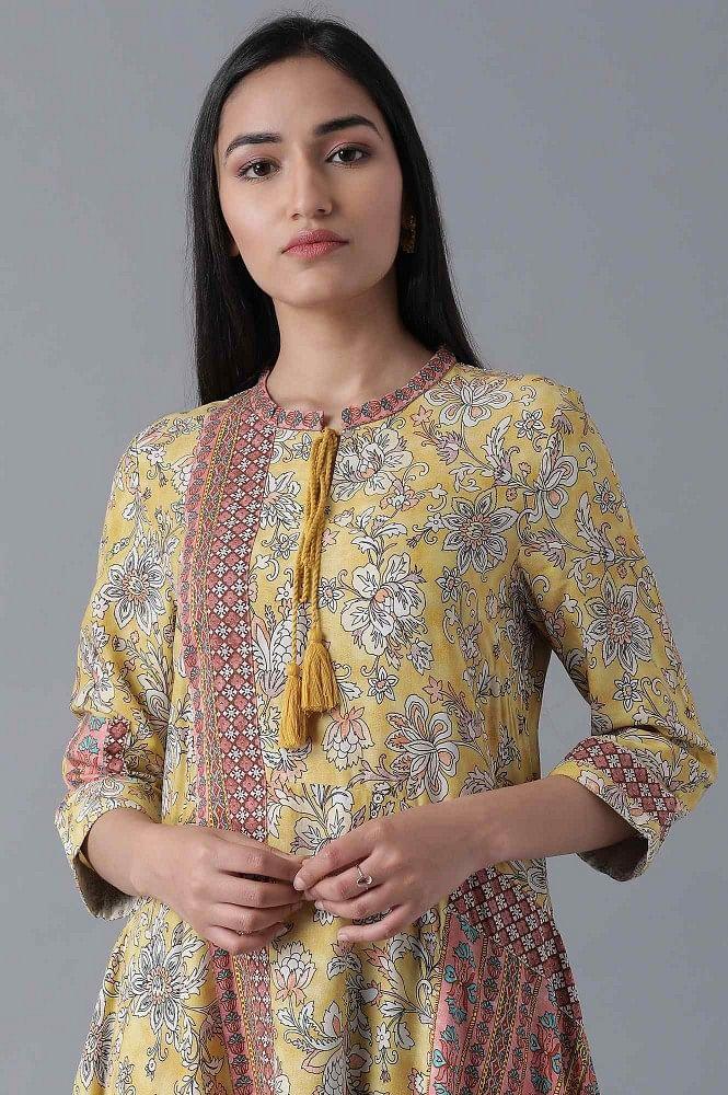 Yellow Handkerchief Dress - wforwoman