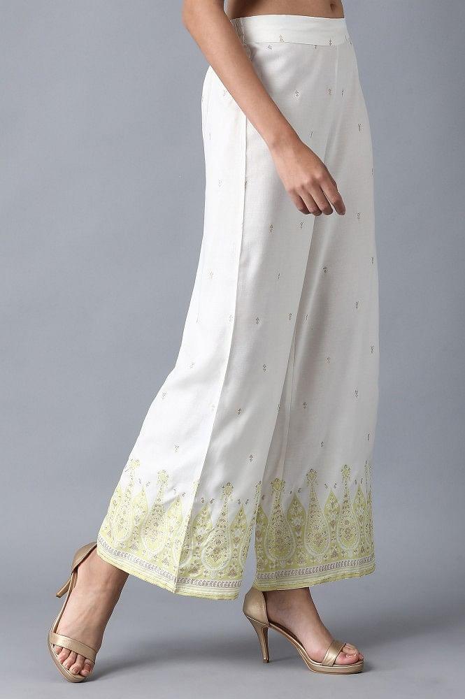 Green Parallel Pants - wforwoman