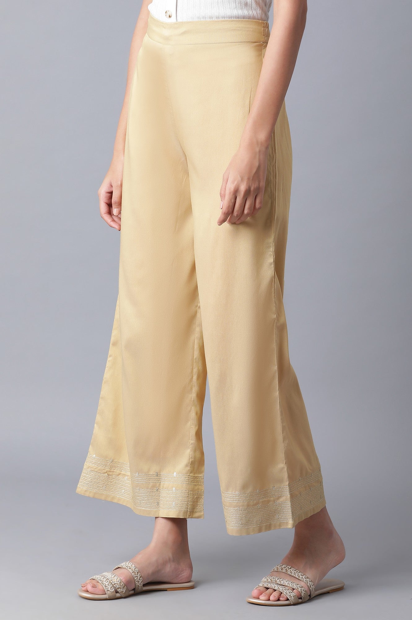 Gold Parallel Pants