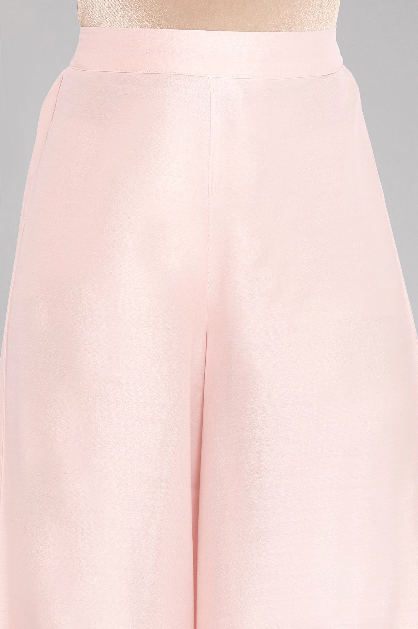 Light Pink Floral Printed Jacket & Inner Set