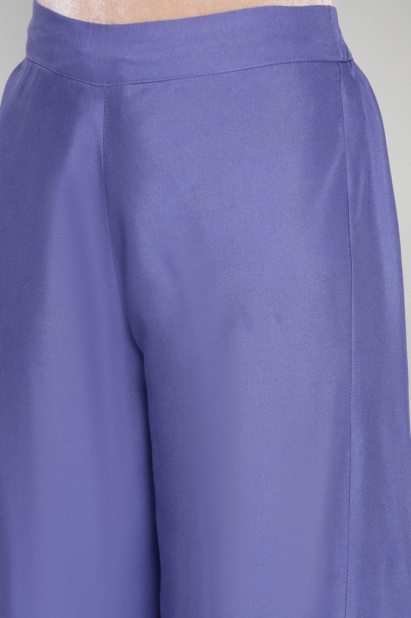 Colony Blue Parallel Pants - wforwoman