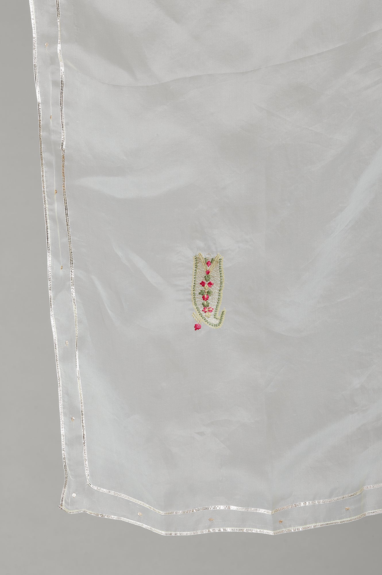 Light Green Short kurta-Light Green Sharara-Dupatta Set