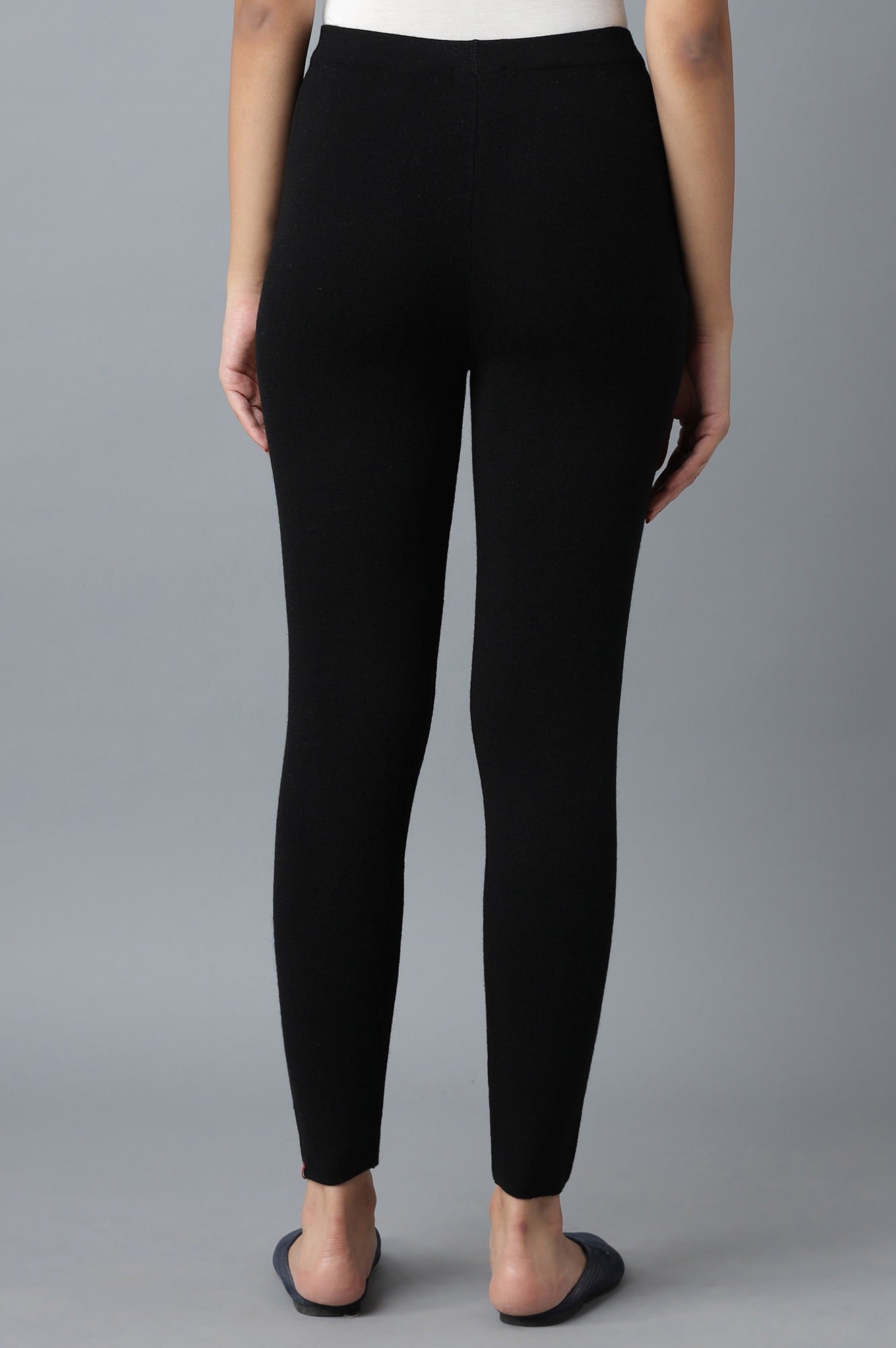 Black Pintuck Tights