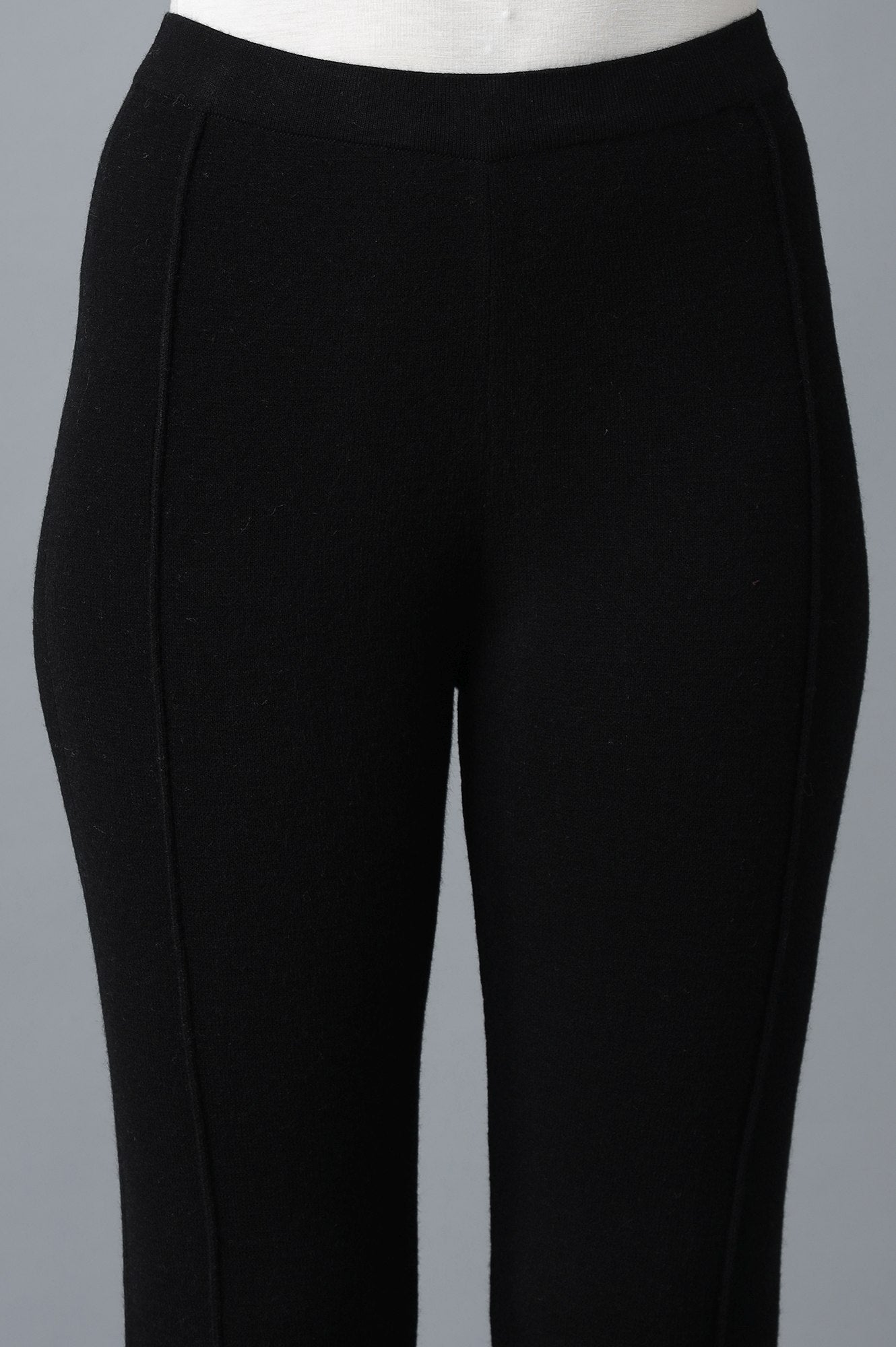 Black Pintuck Tights