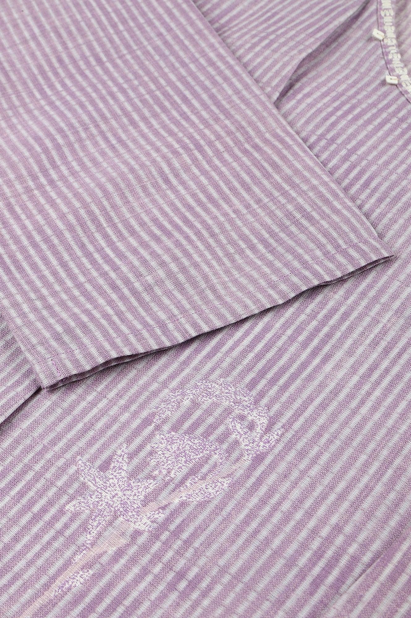 Lilac Embroidered Mock Layer kurta - wforwoman