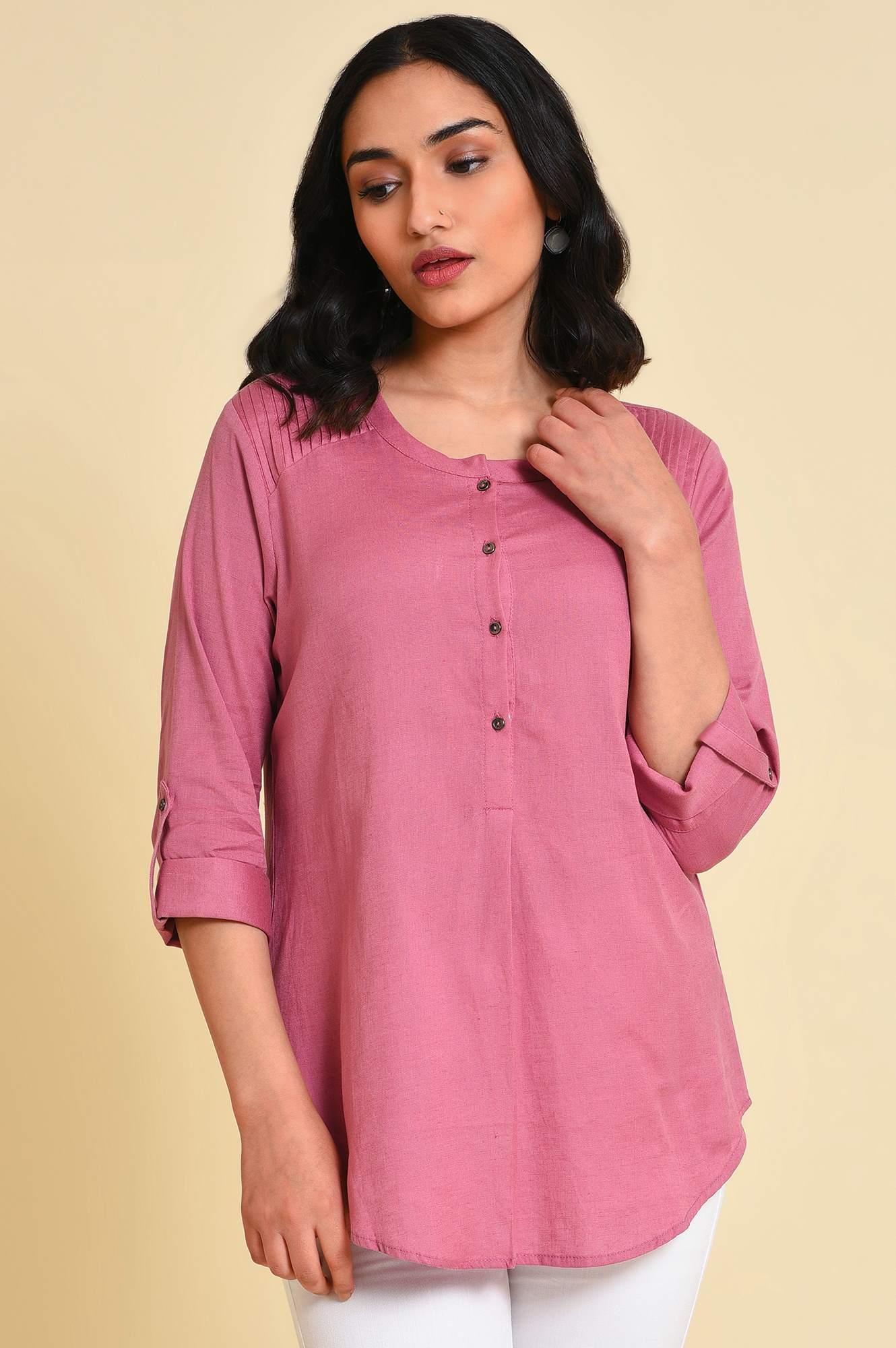 Purple Western Women Top - wforwoman