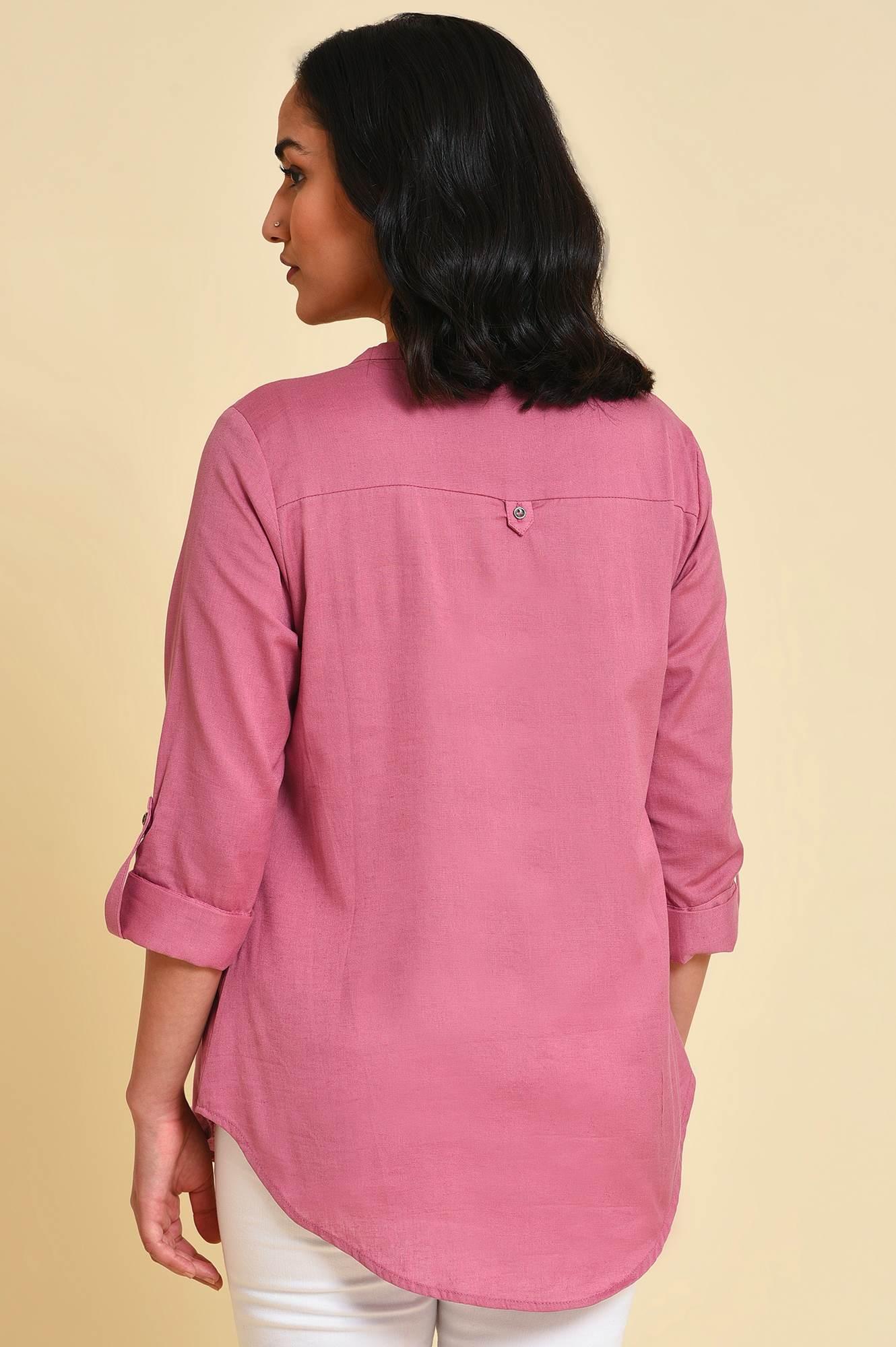 Purple Western Women Top - wforwoman