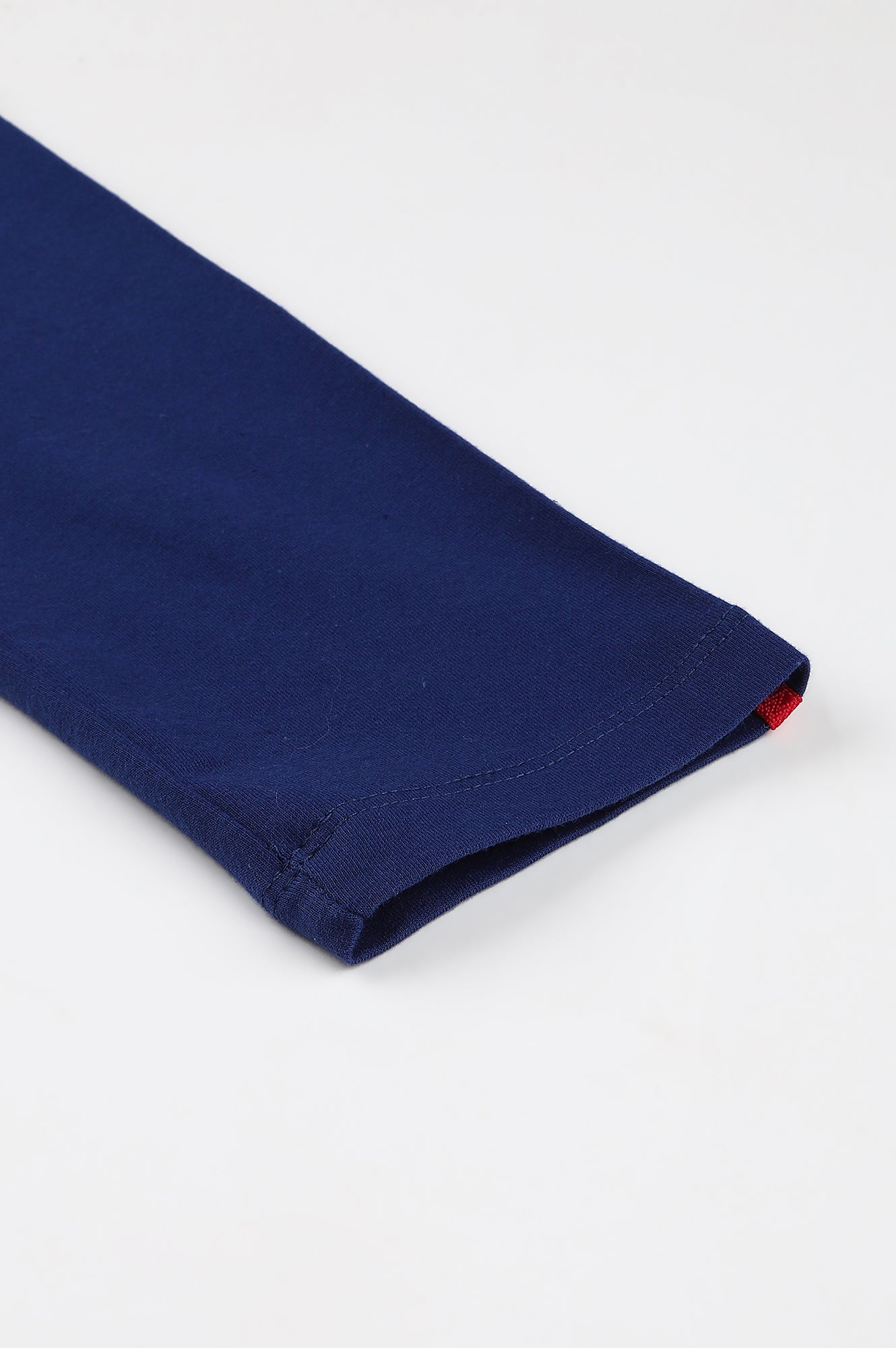 Indigo Knitted Cotton Lycra Tights