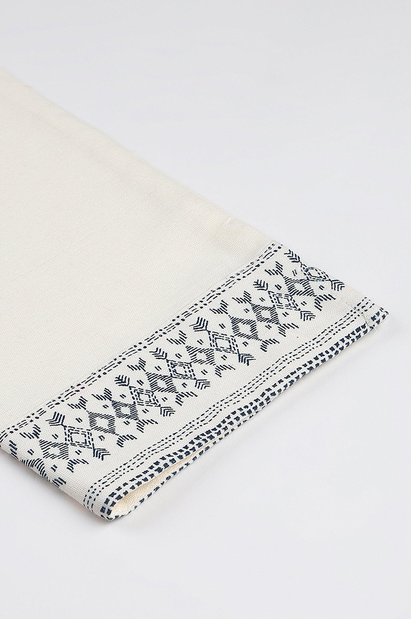 Lily White Cotton Blend Slim Pants - wforwoman