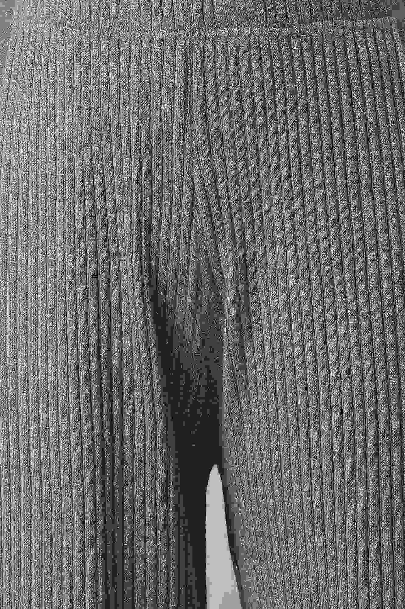 Muted Sage Green Solid Boot Cut Acrylic Palazzo With Elasticated Waist