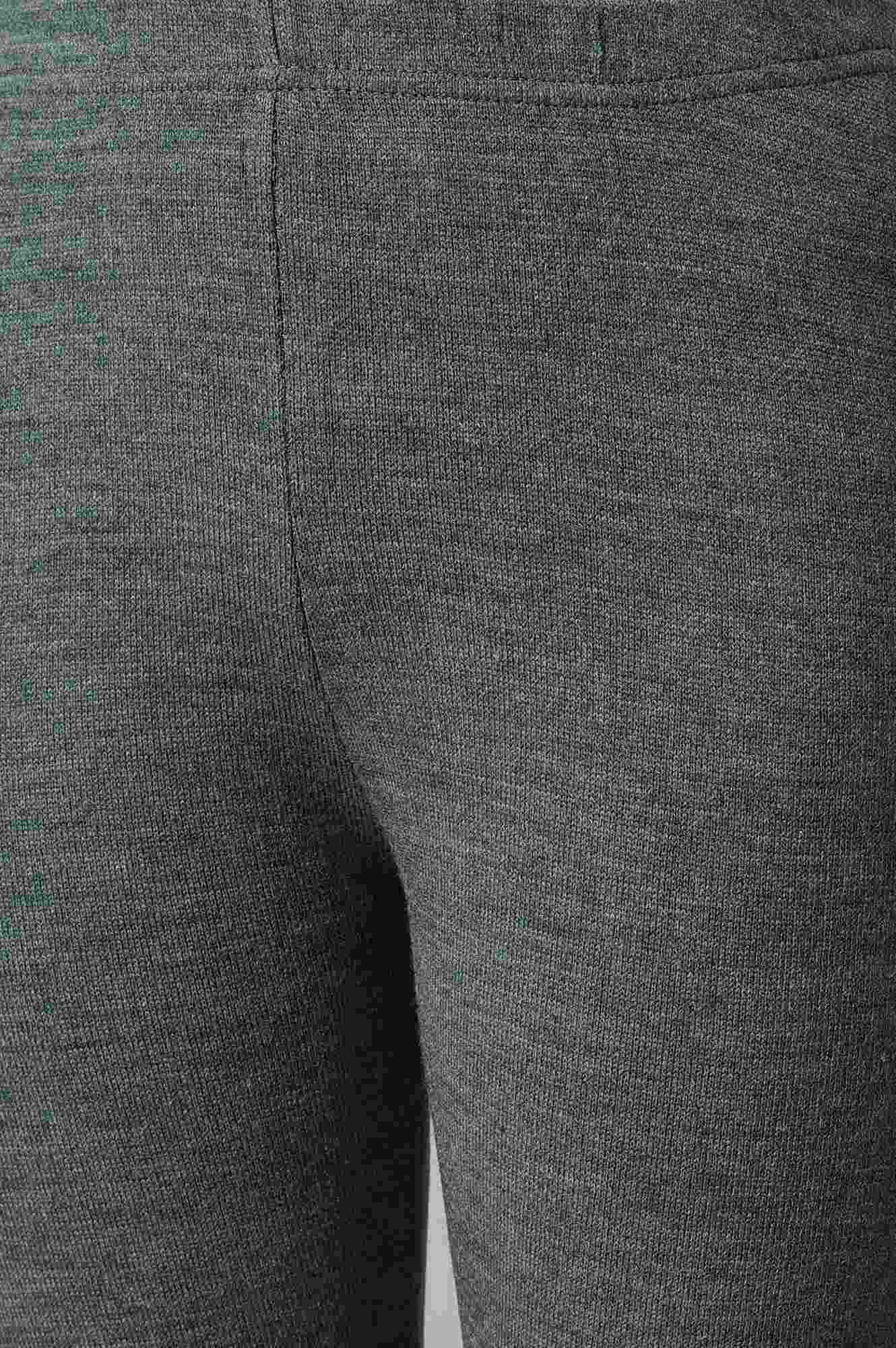 Green Solid Skinny Tights With Elasticated Waistband