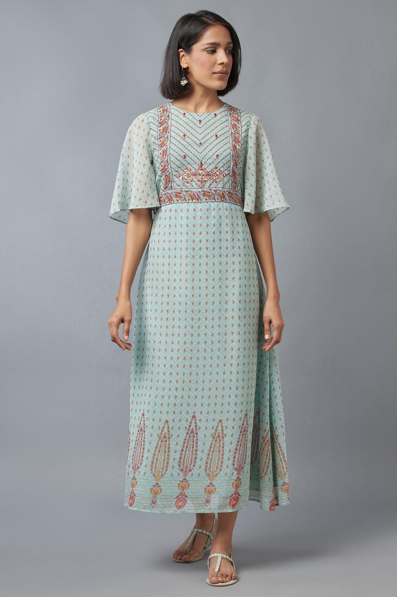 Harbour Green Asymmetric Dress - wforwoman