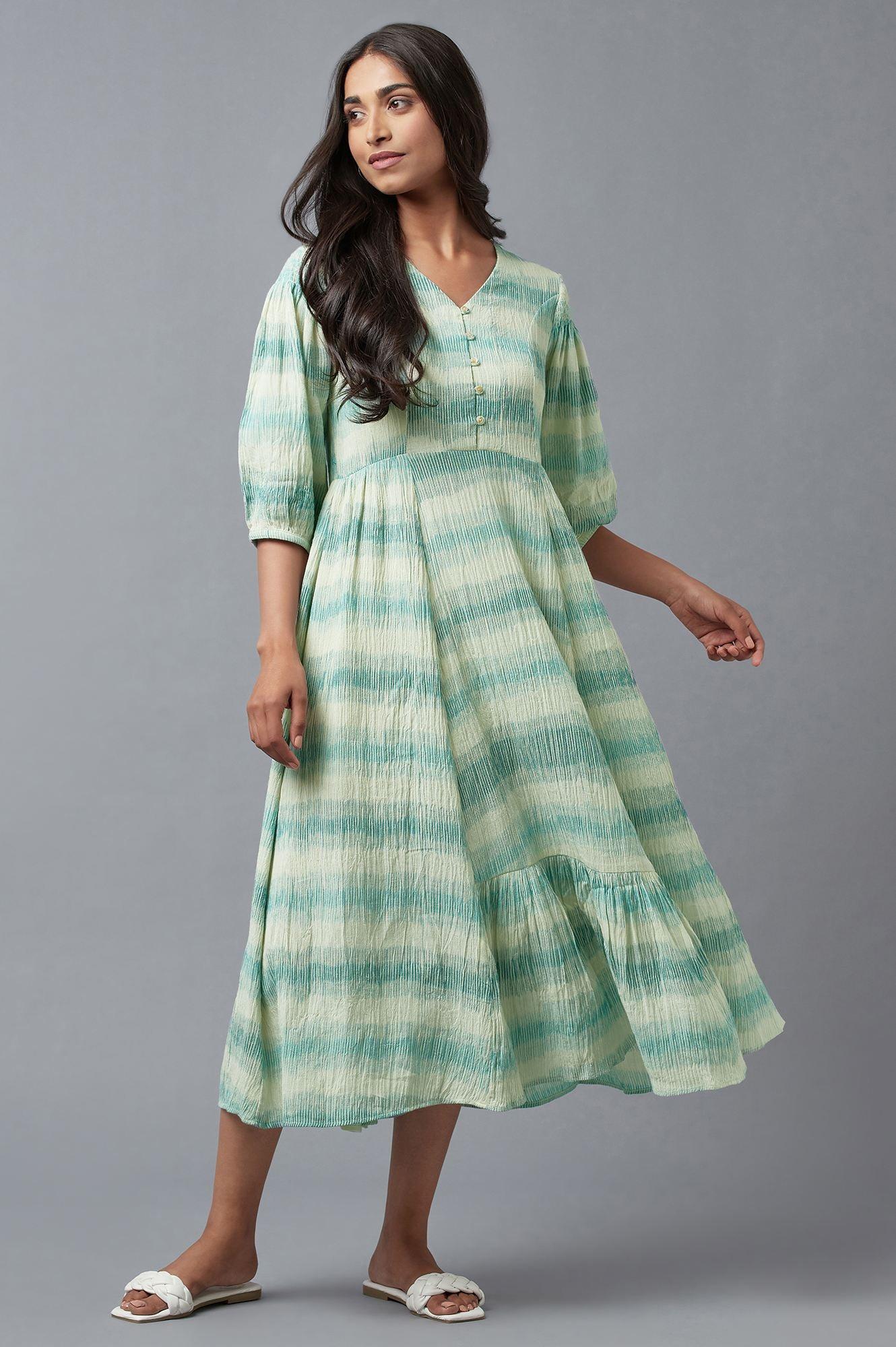 ikat fabric dress designs GUADALUPE Women's Luciana Ikat Dress - Blue