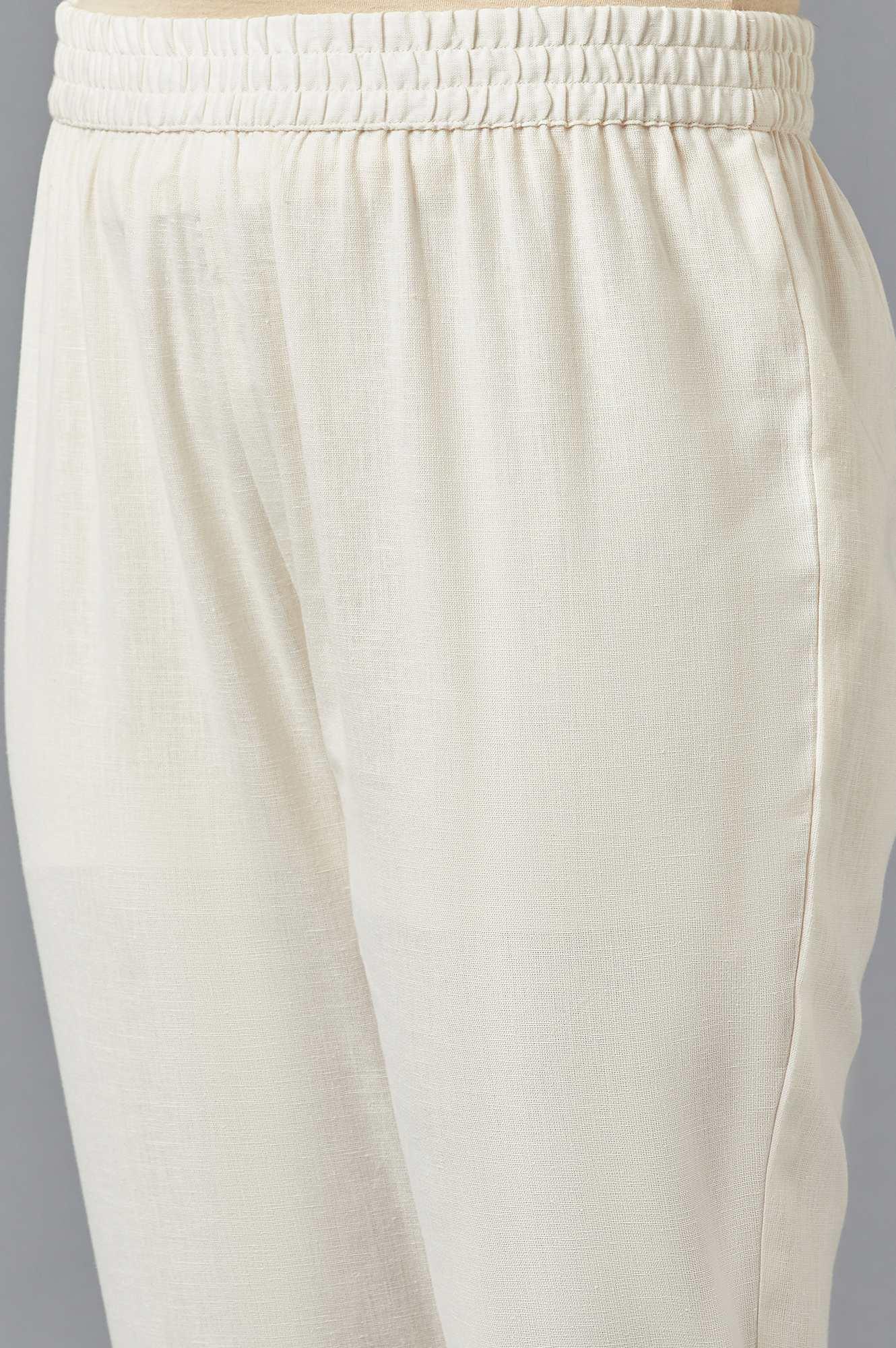 Black Embroidered kurta with Slim Pants and Dupatta - wforwoman