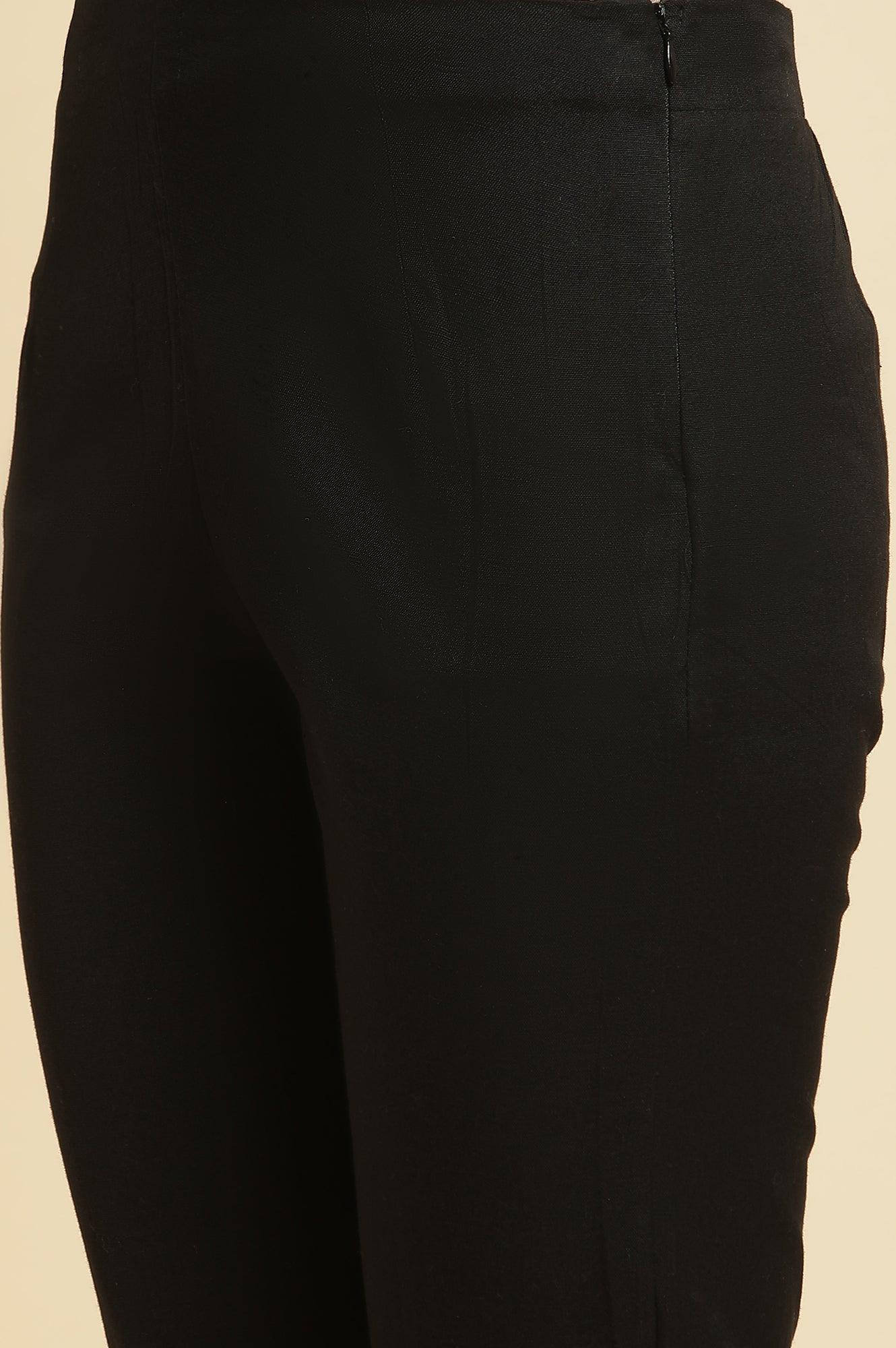 Ecru Dobby Printed Kurta & Pants Set - wforwoman