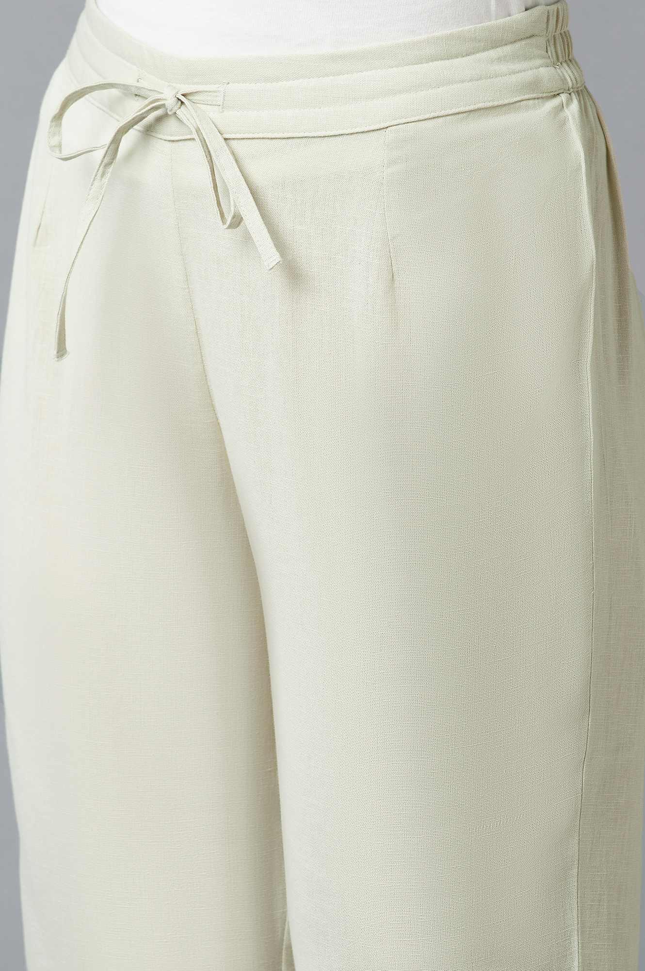 Light Green Embroidered kurta In Keyhole Neckline With Straight Pants And Chiffon Dupatta - wforwoman