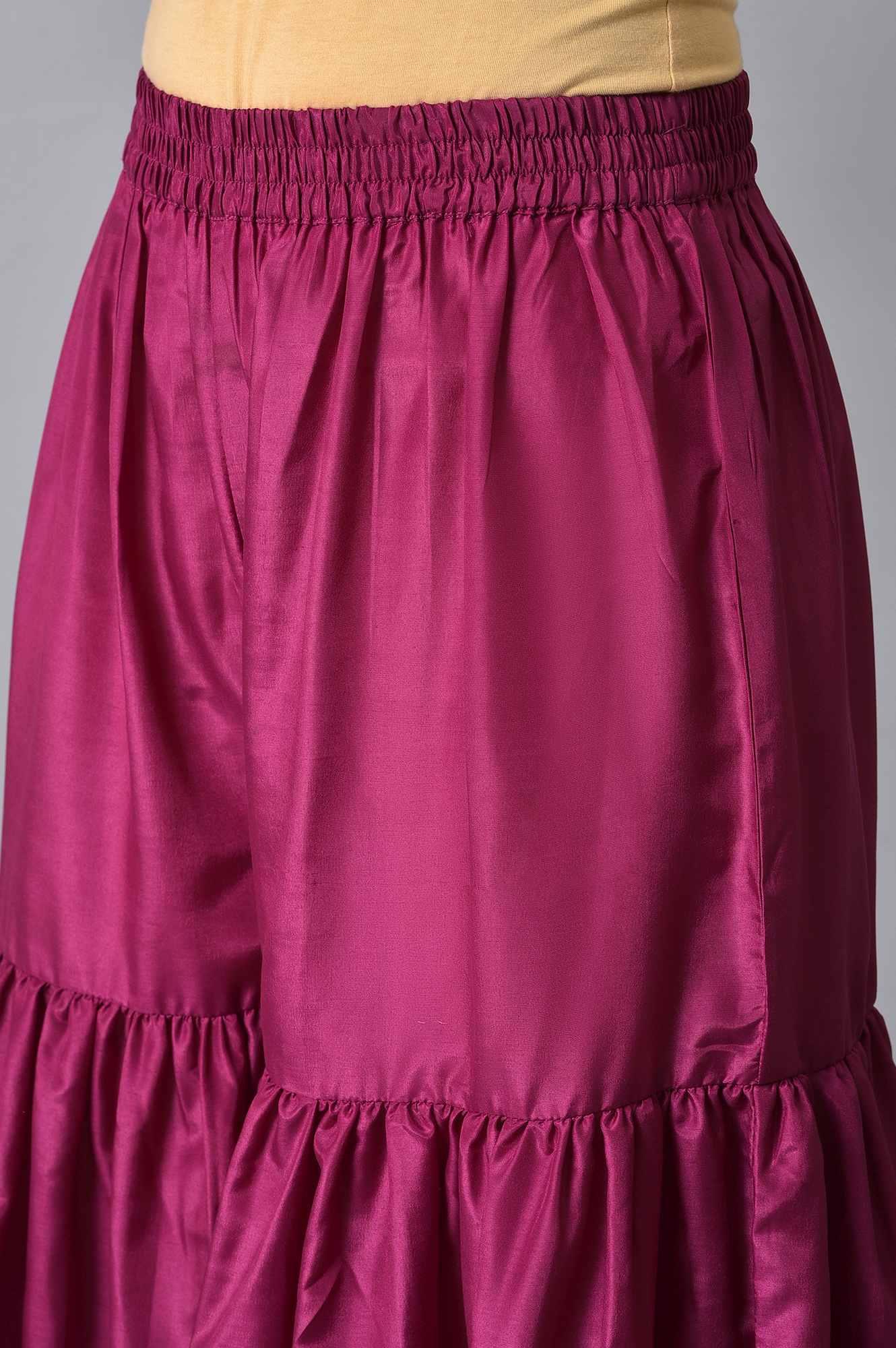 Grey Velvet Short kurta Sharara Set - wforwoman