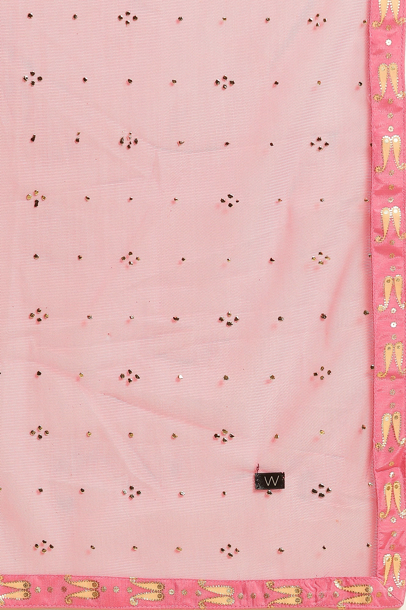 Yellow Embroidered Kurta, Tights & Dupatta Set