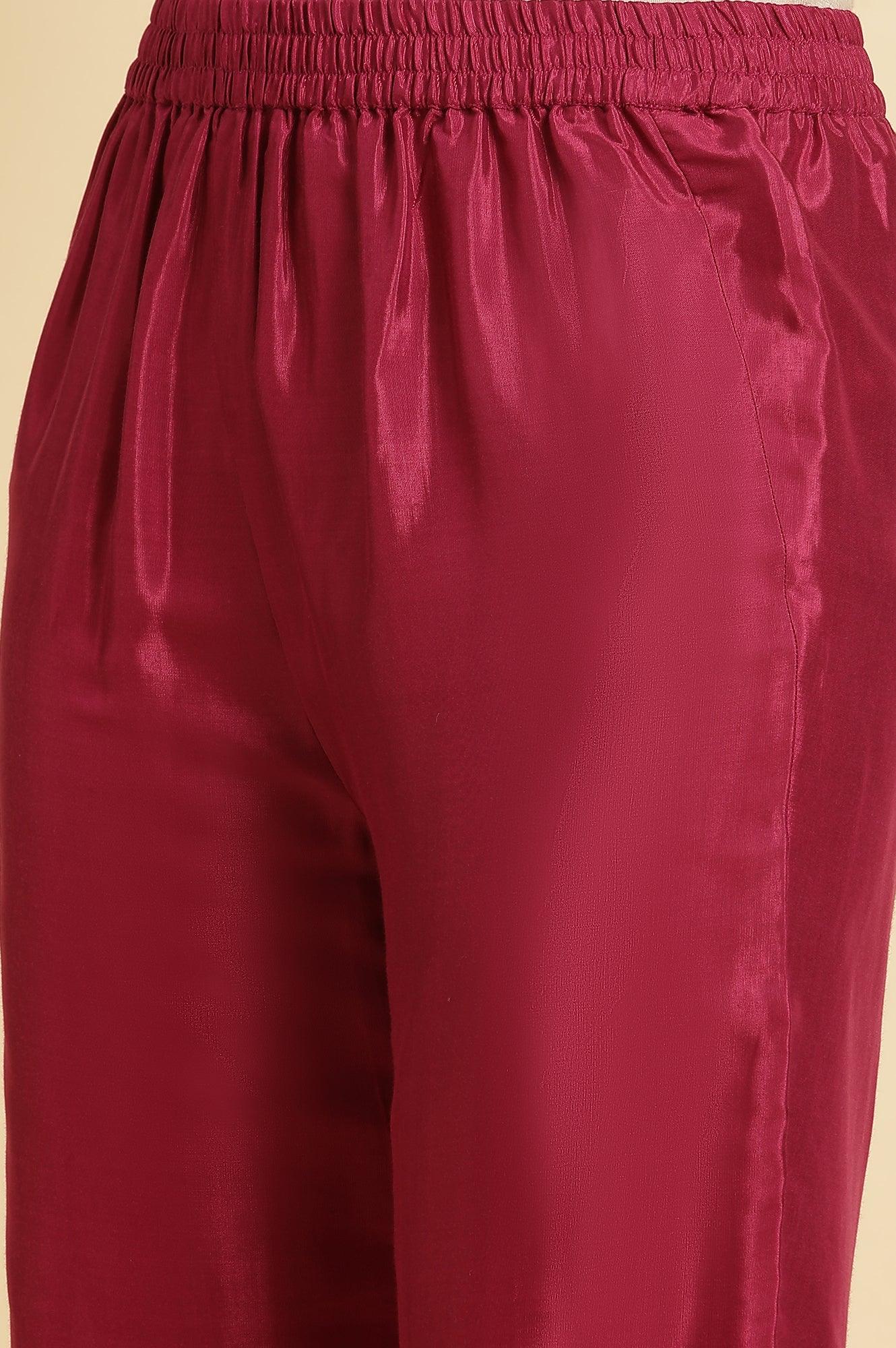 Sea Green Embroidered Kurta, Pants & Dupatta Set - wforwoman