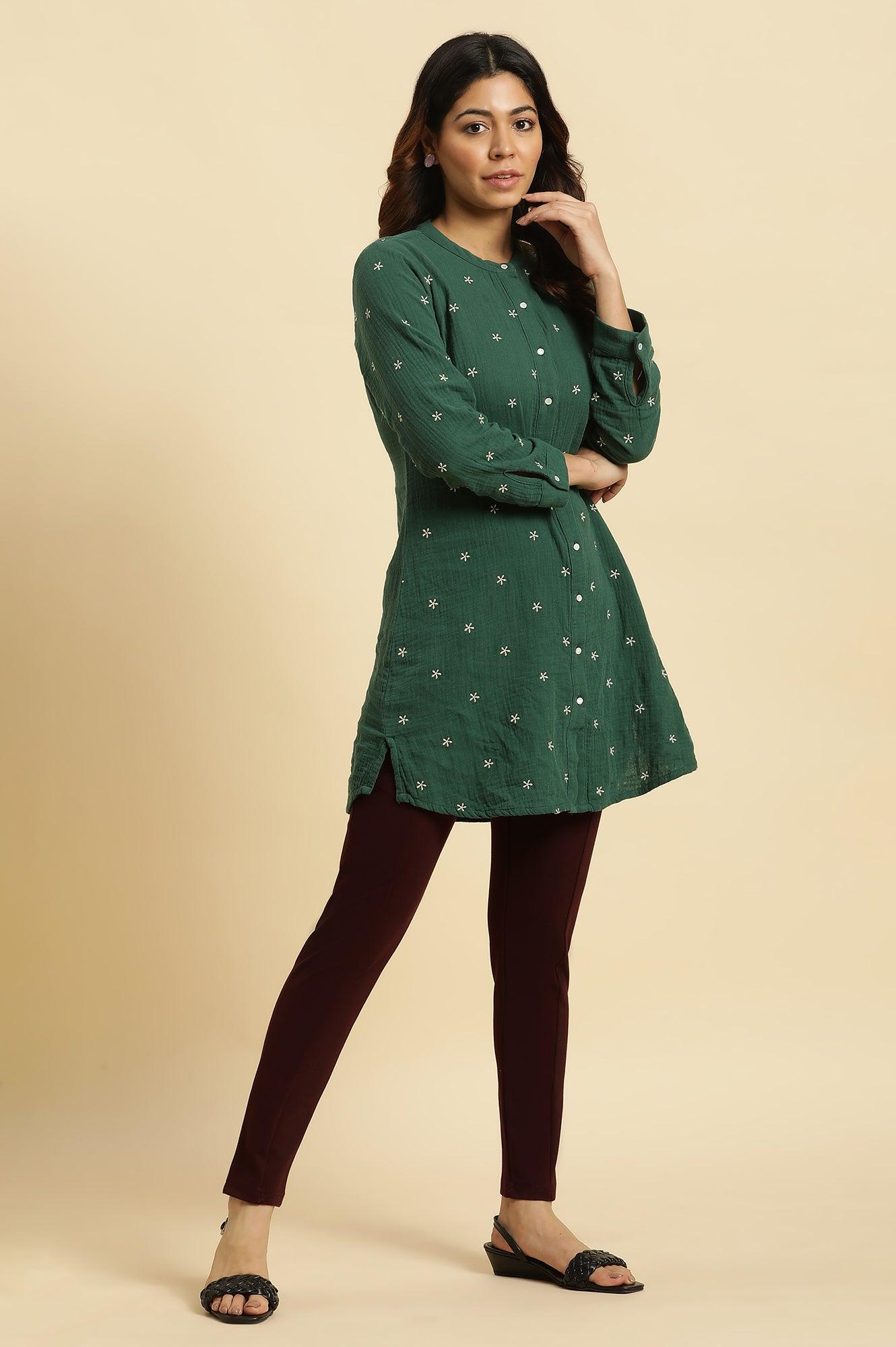 Wine Basic Western Wear Leggings - wforwoman