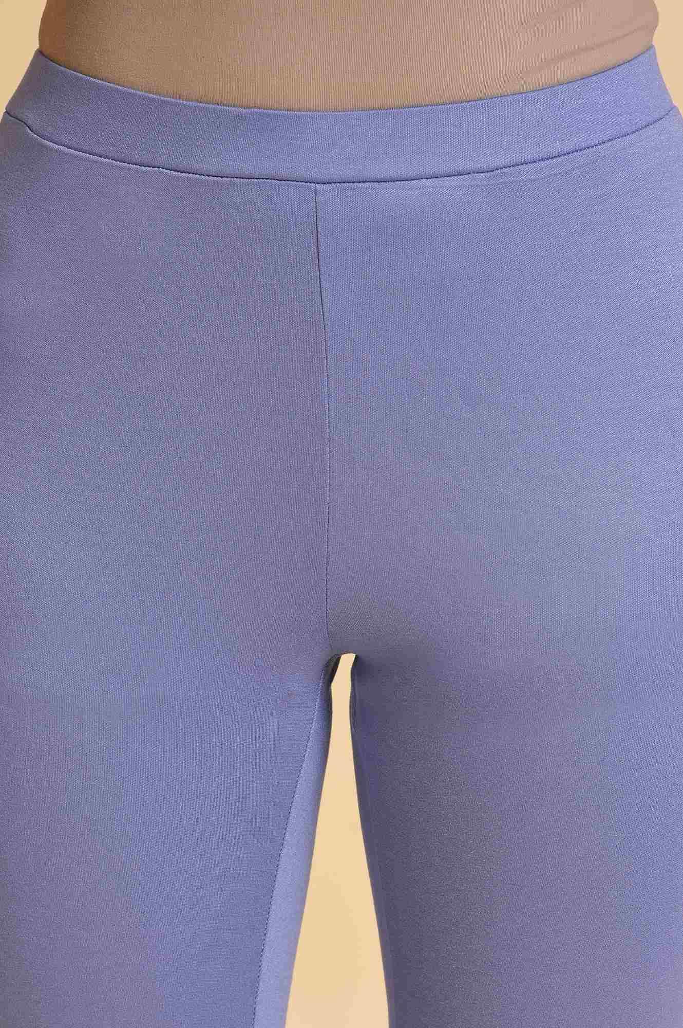 Light Purple A-Line Flowy Dress & Tights Set - wforwoman