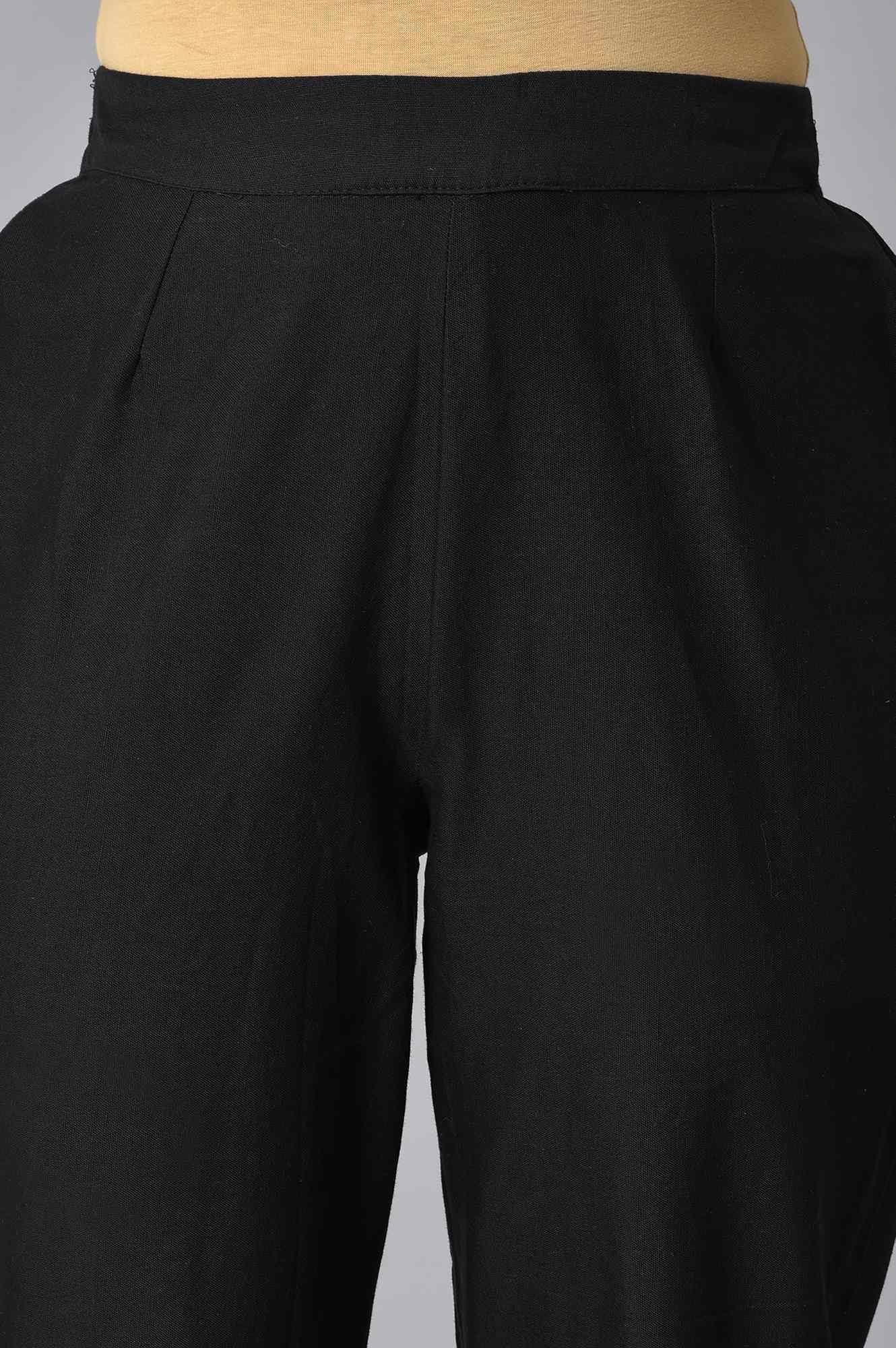 Black Kota Jacket And kurta Set - wforwoman