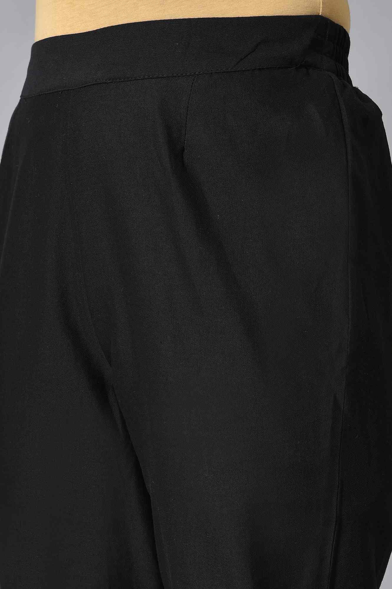 Black Kota Jacket And kurta Set - wforwoman