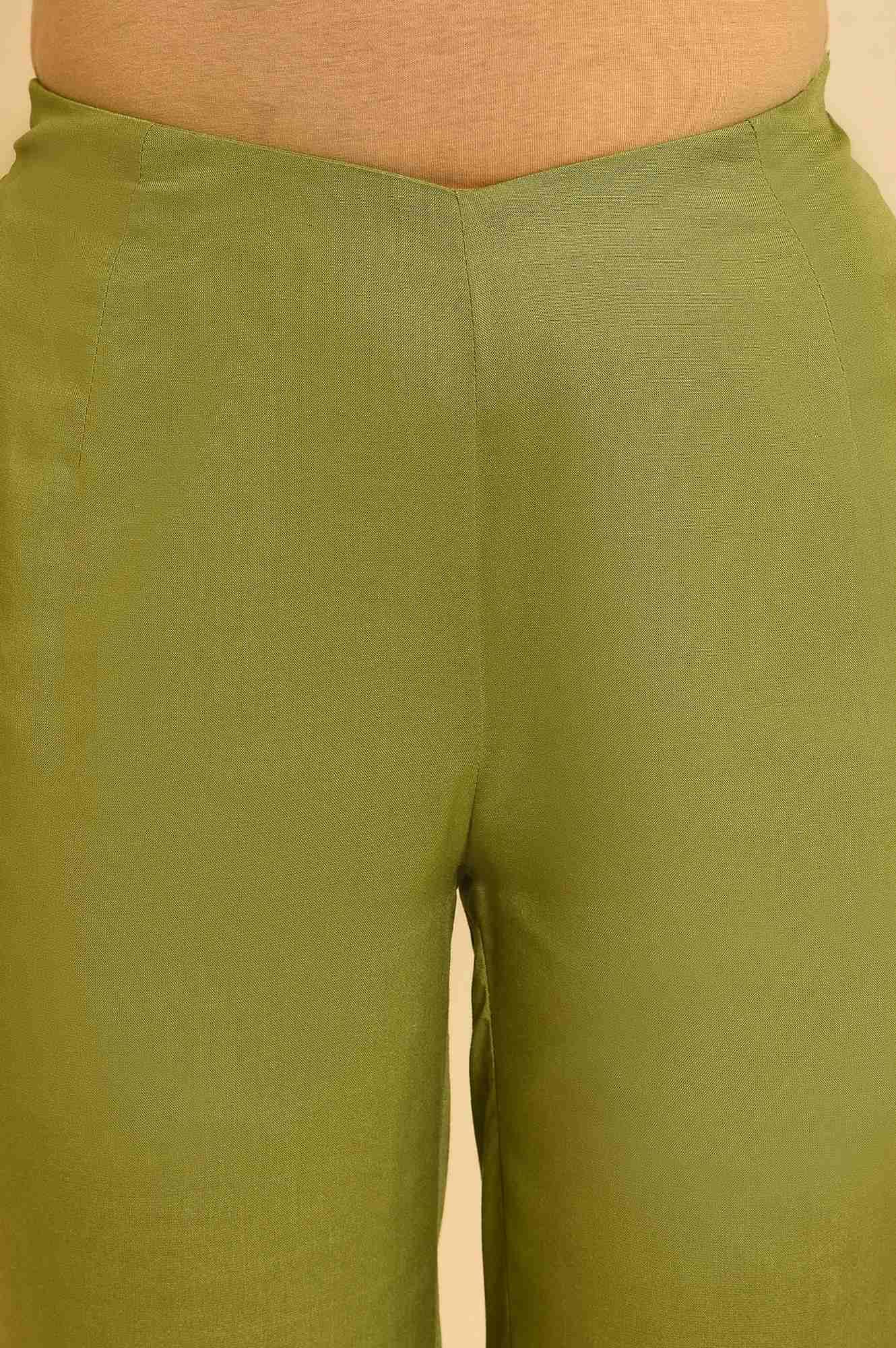 Ecru Kota Floral kurta Set - wforwoman