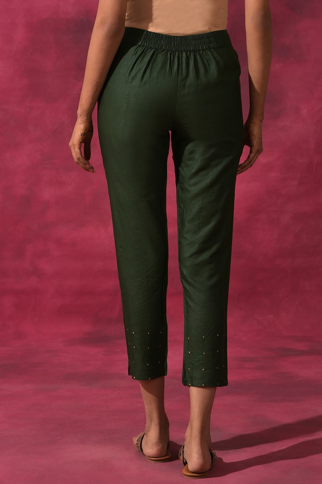 Jungle Green Slim Pants