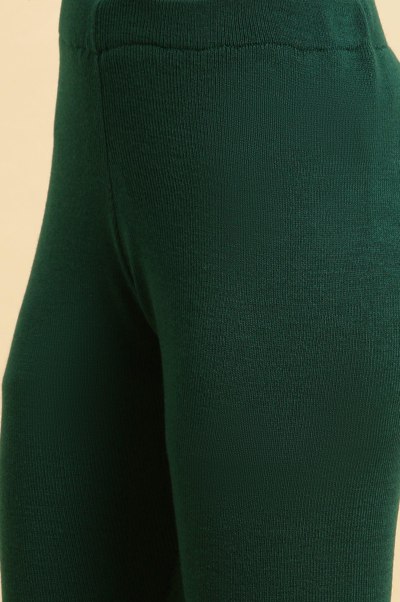 Yellow Geometric Printed Winter Kurta And Tights Set - wforwoman